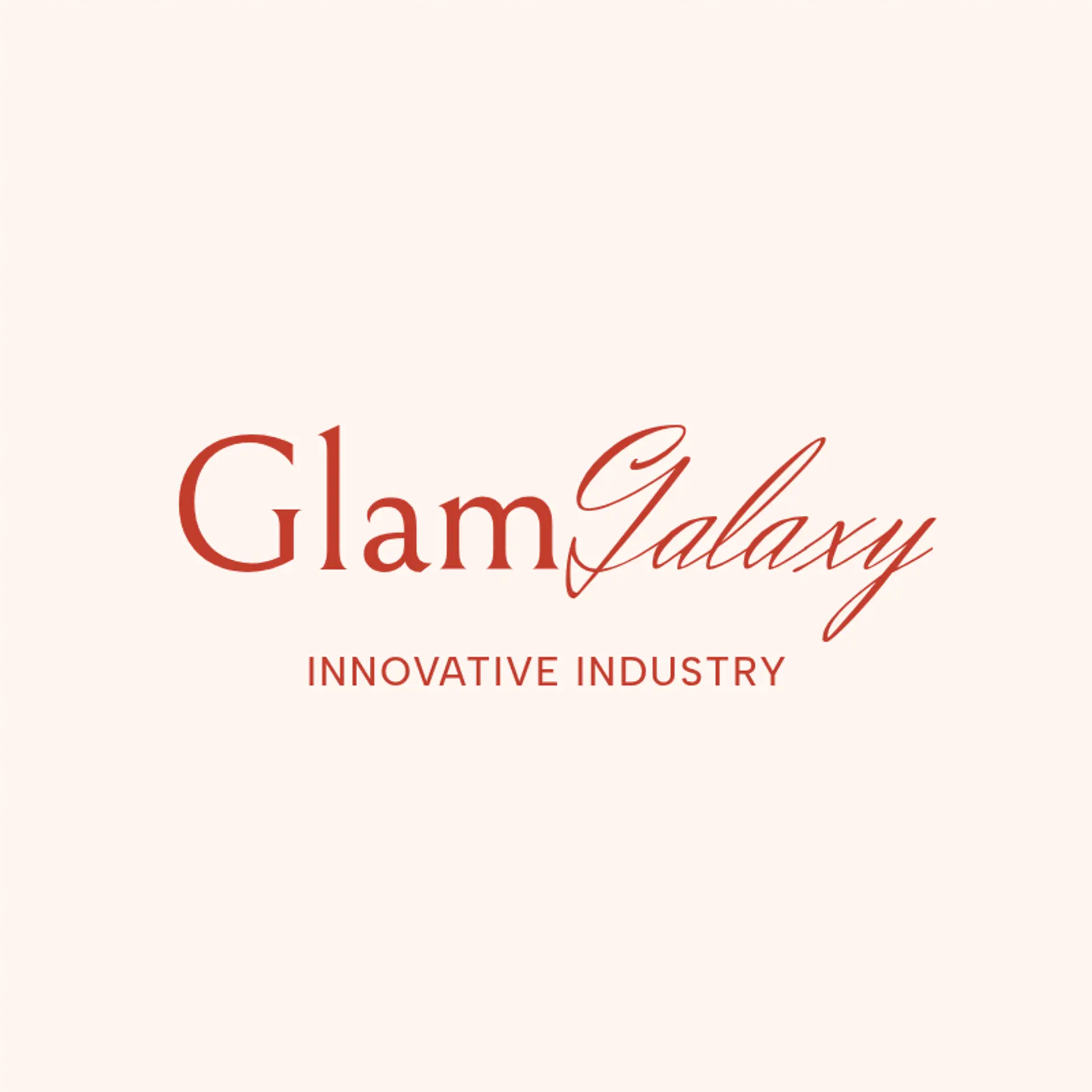 Glam Galaxy logo for creative hair salon