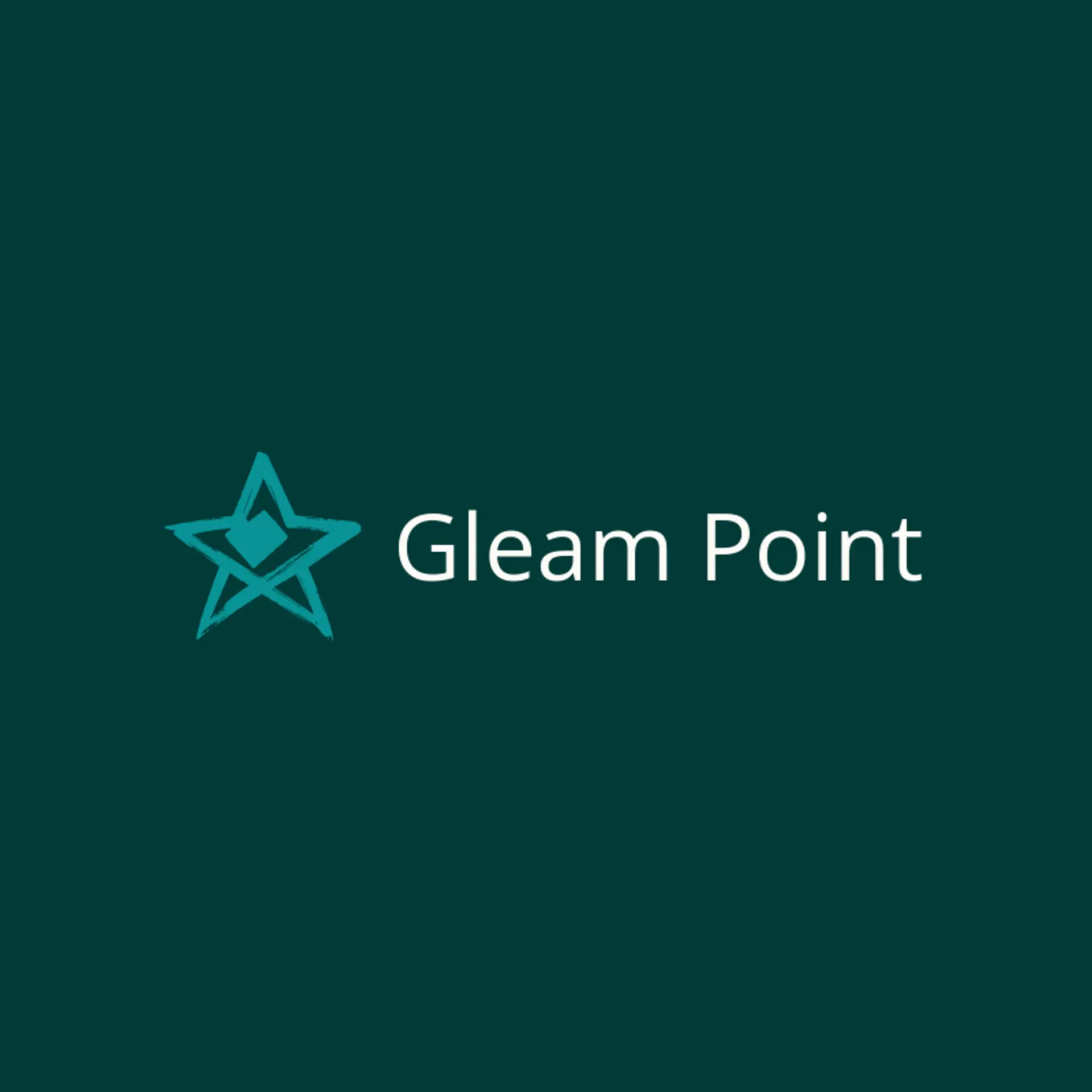 Gleam Point logo for auto detailing