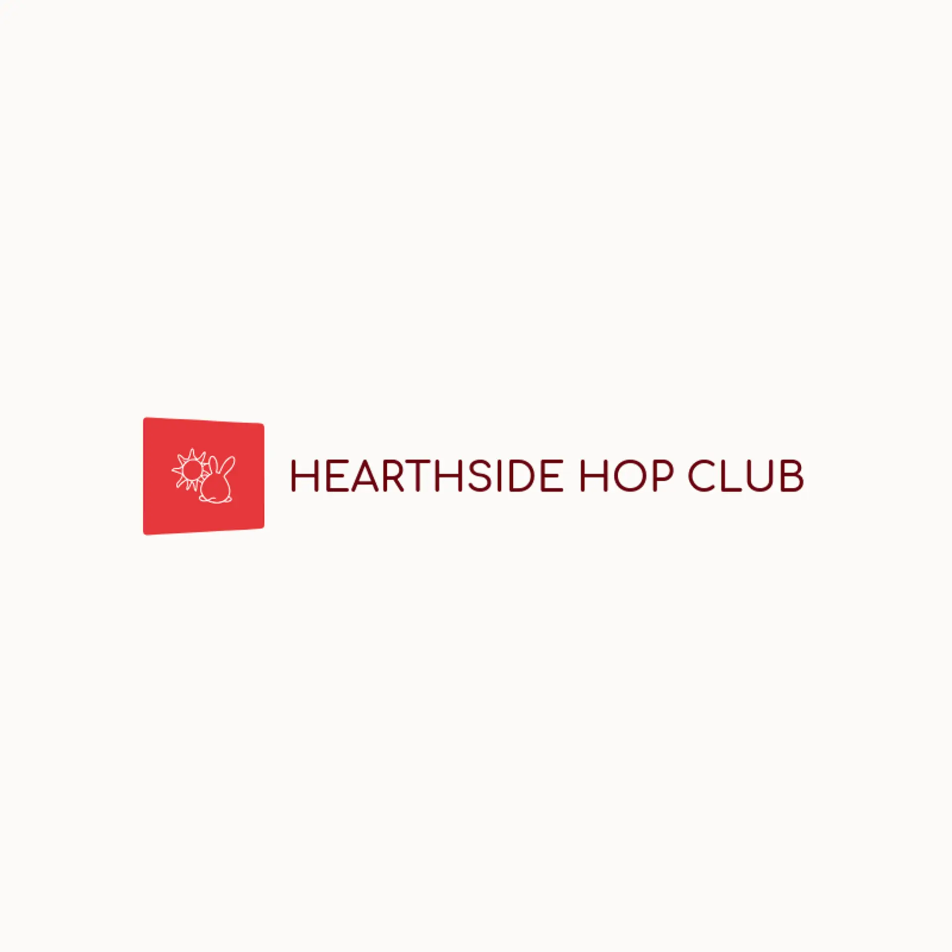 Hearthside Hop Club logo for bunny