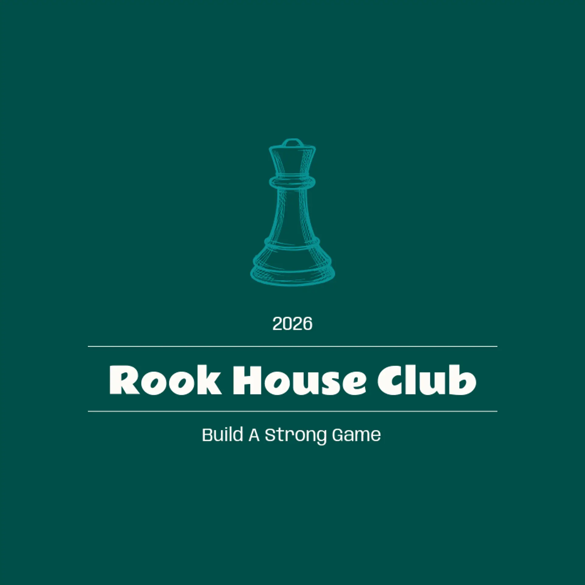 Rook House Club logo for chess