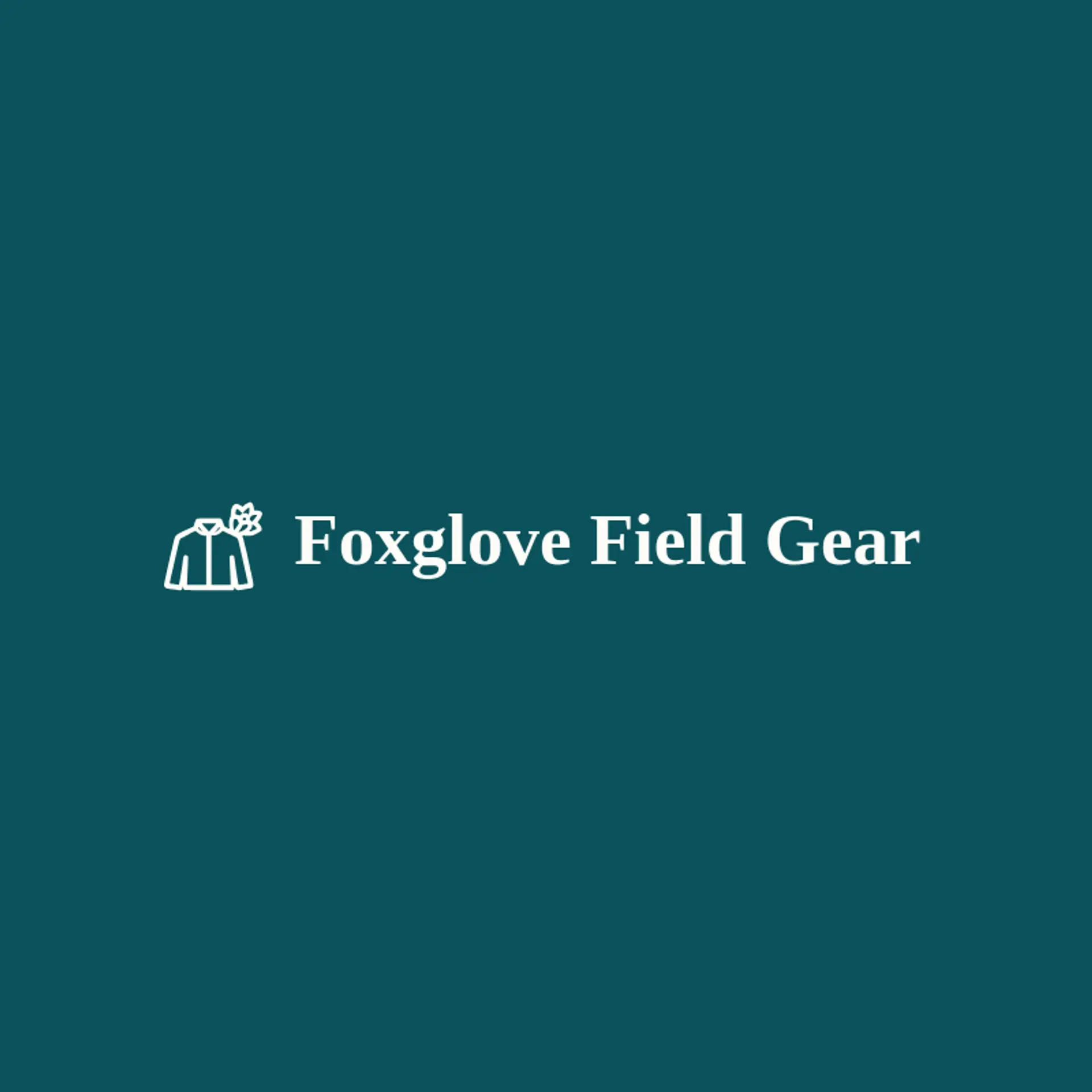 Foxglove Field Gear logo for jacket