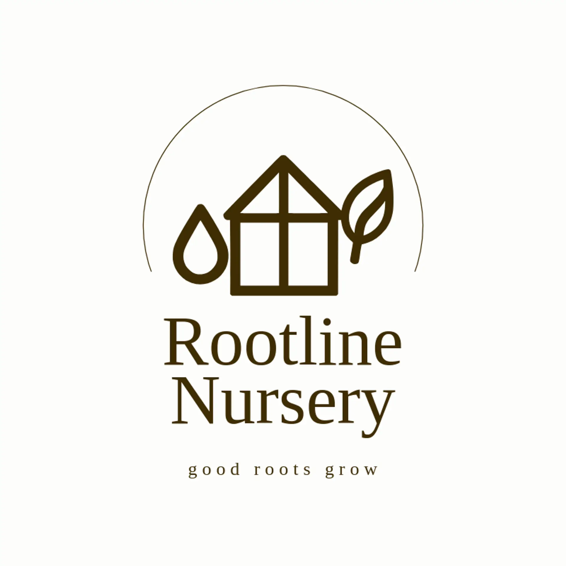 Rootline Nursery logo for greenhouse