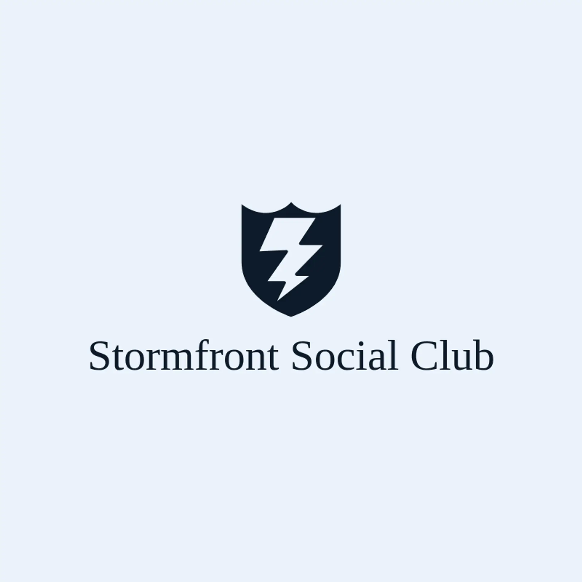 Stormfront Social Club logo for thunder