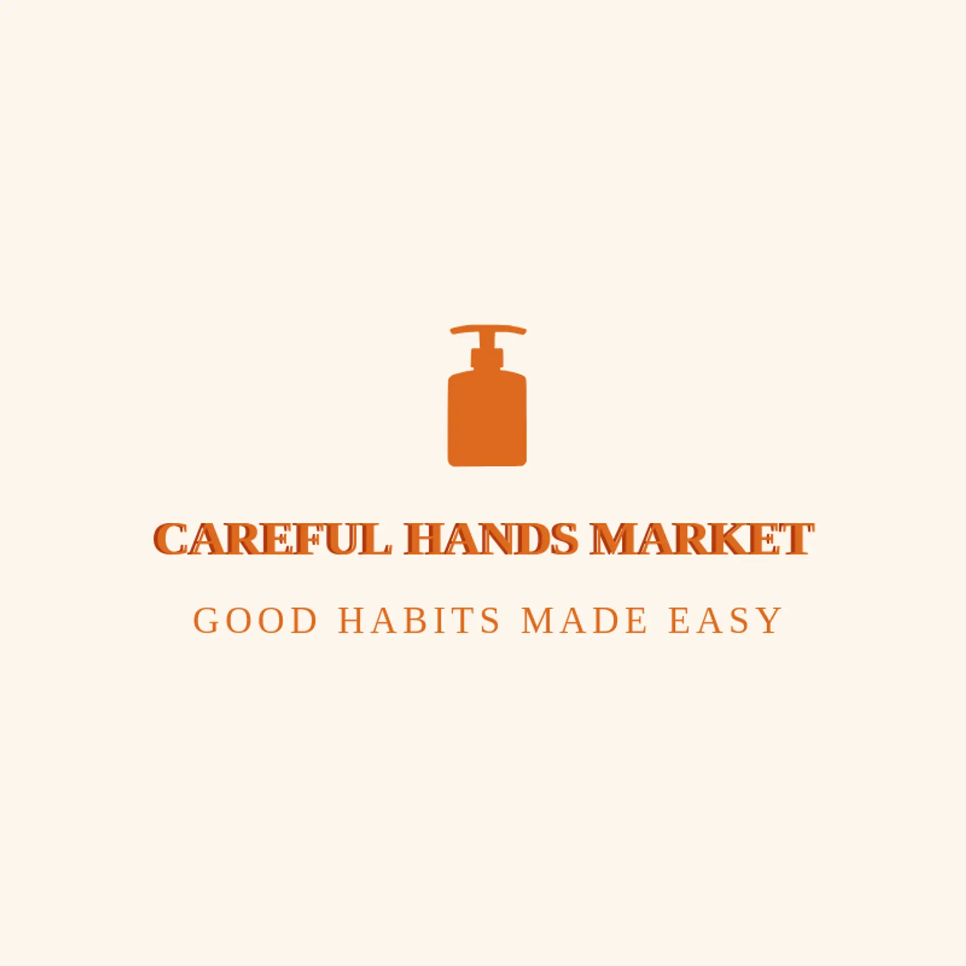 Careful Hands Market logo for hand sanitizer