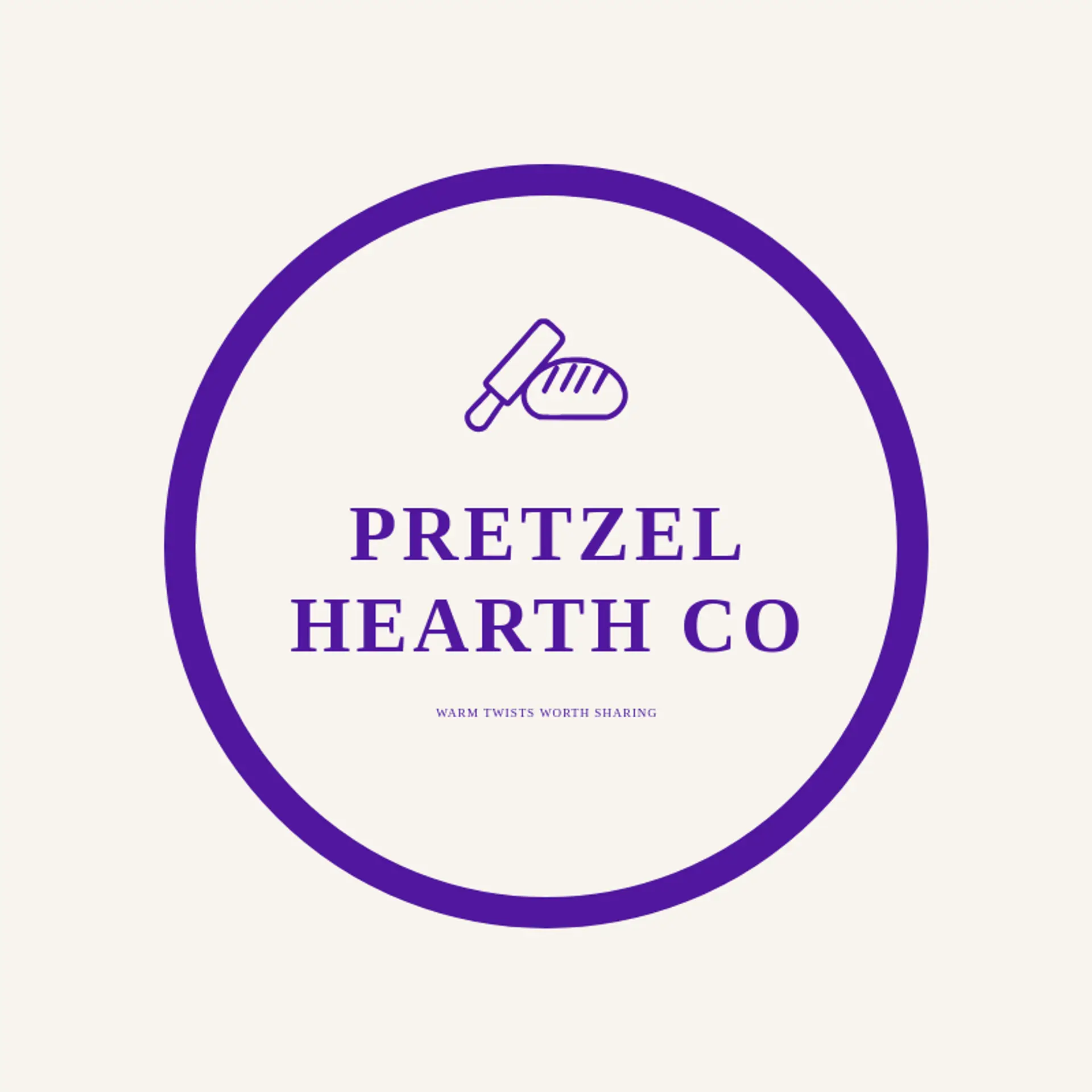 Pretzel Hearth Co logo for bread