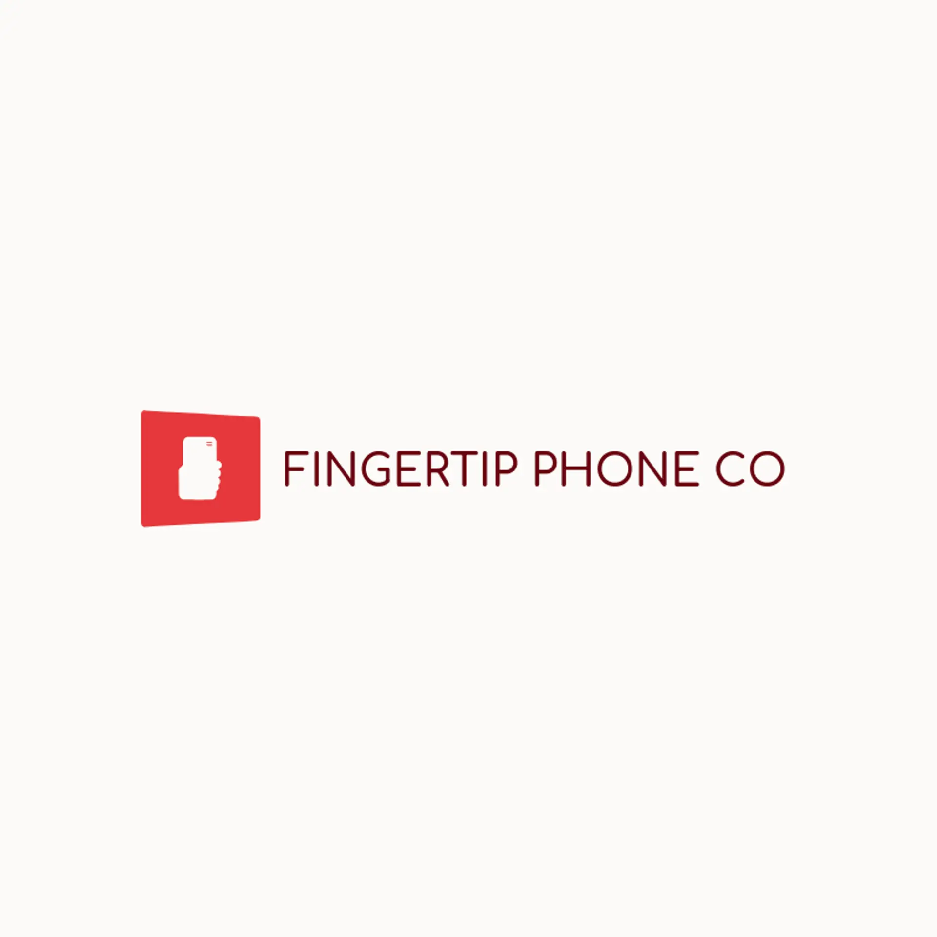 Fingertip Phone Co logo for cell phone