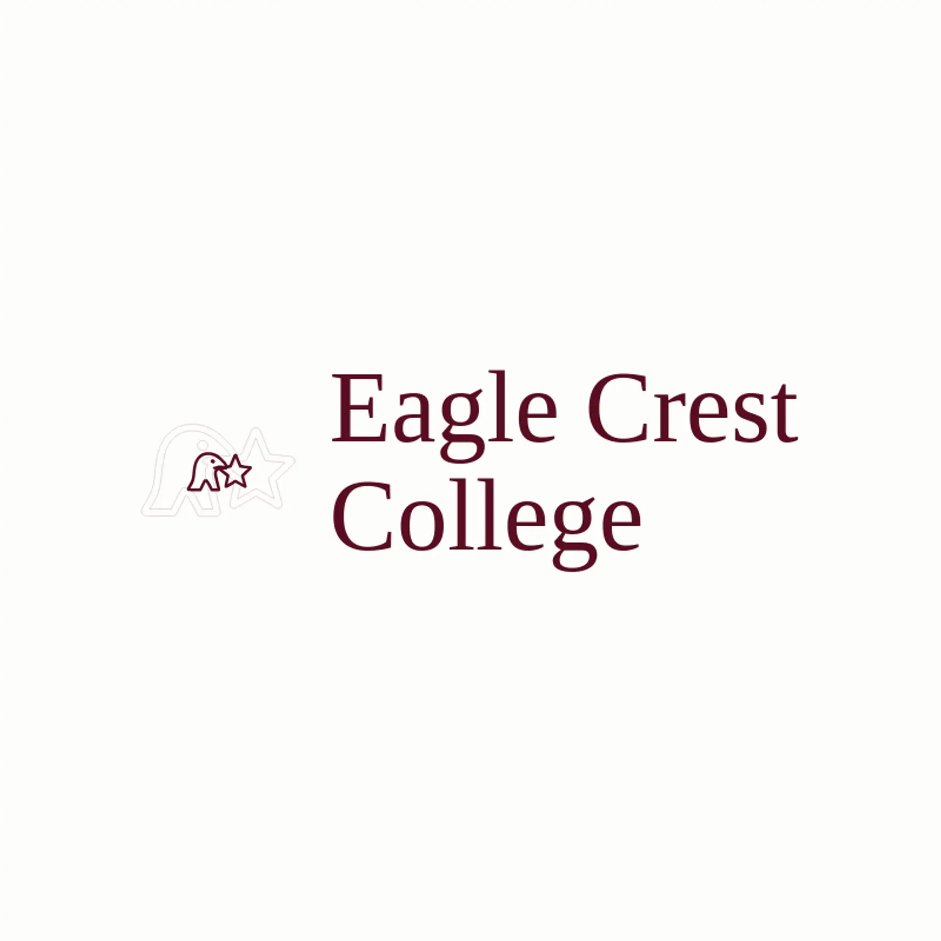 Eagle Crest College logo for varsity