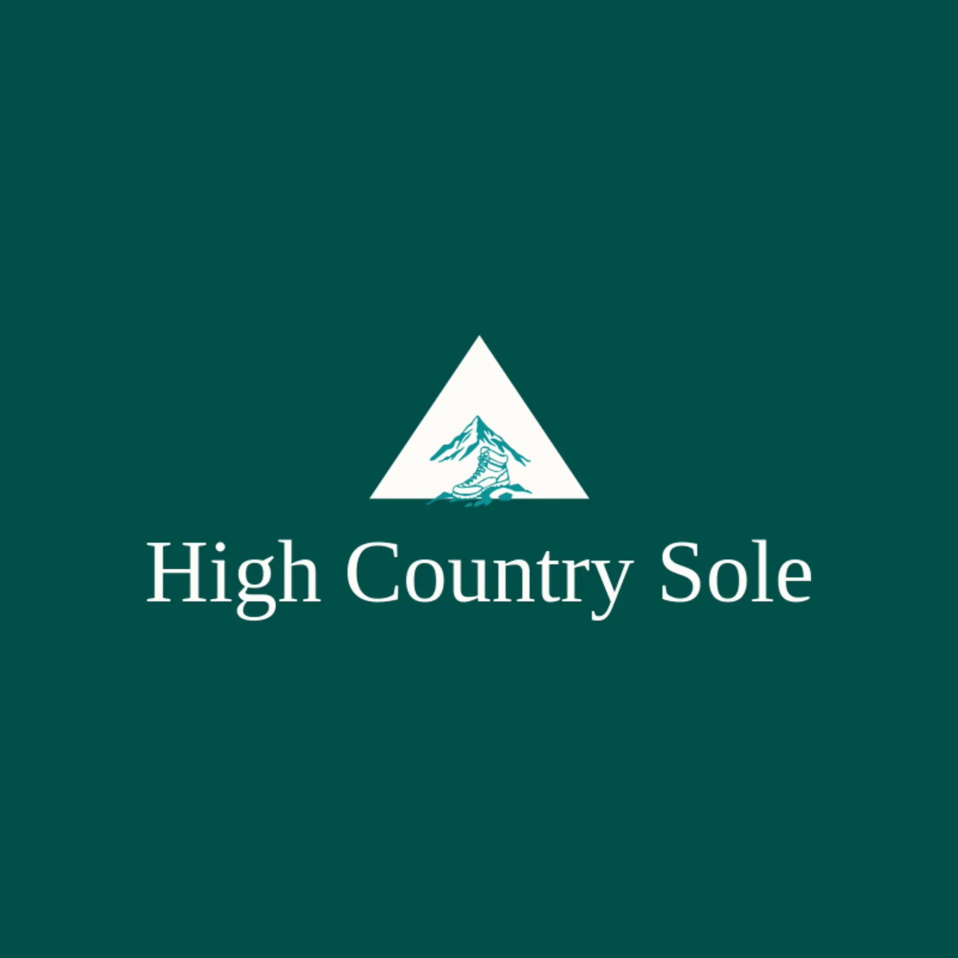 High Country Sole logo for boot