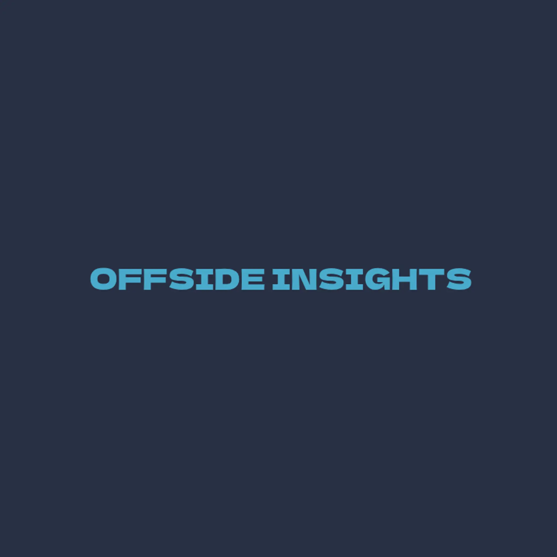 Offside Insights logo for sports podcast