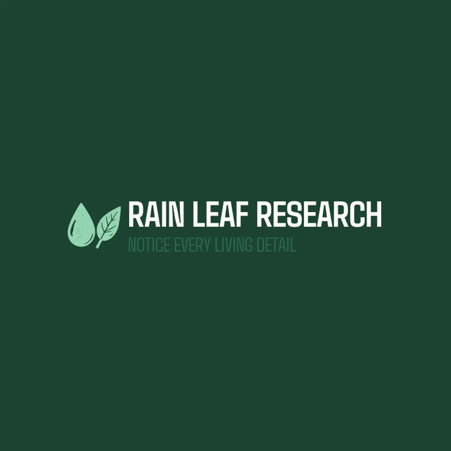 Rain Leaf Research logo for leaf