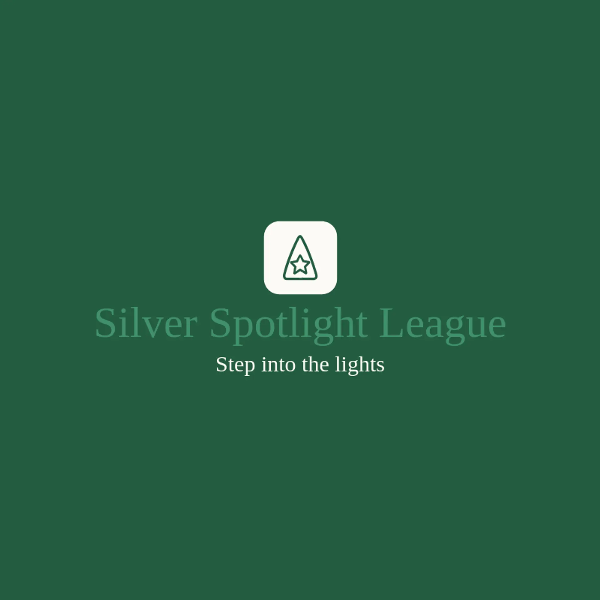 Silver Spotlight League logo for pro wrestling