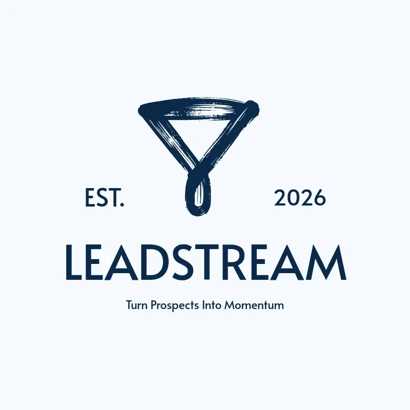 The email name LeadStream as a branded logo with a single color icon