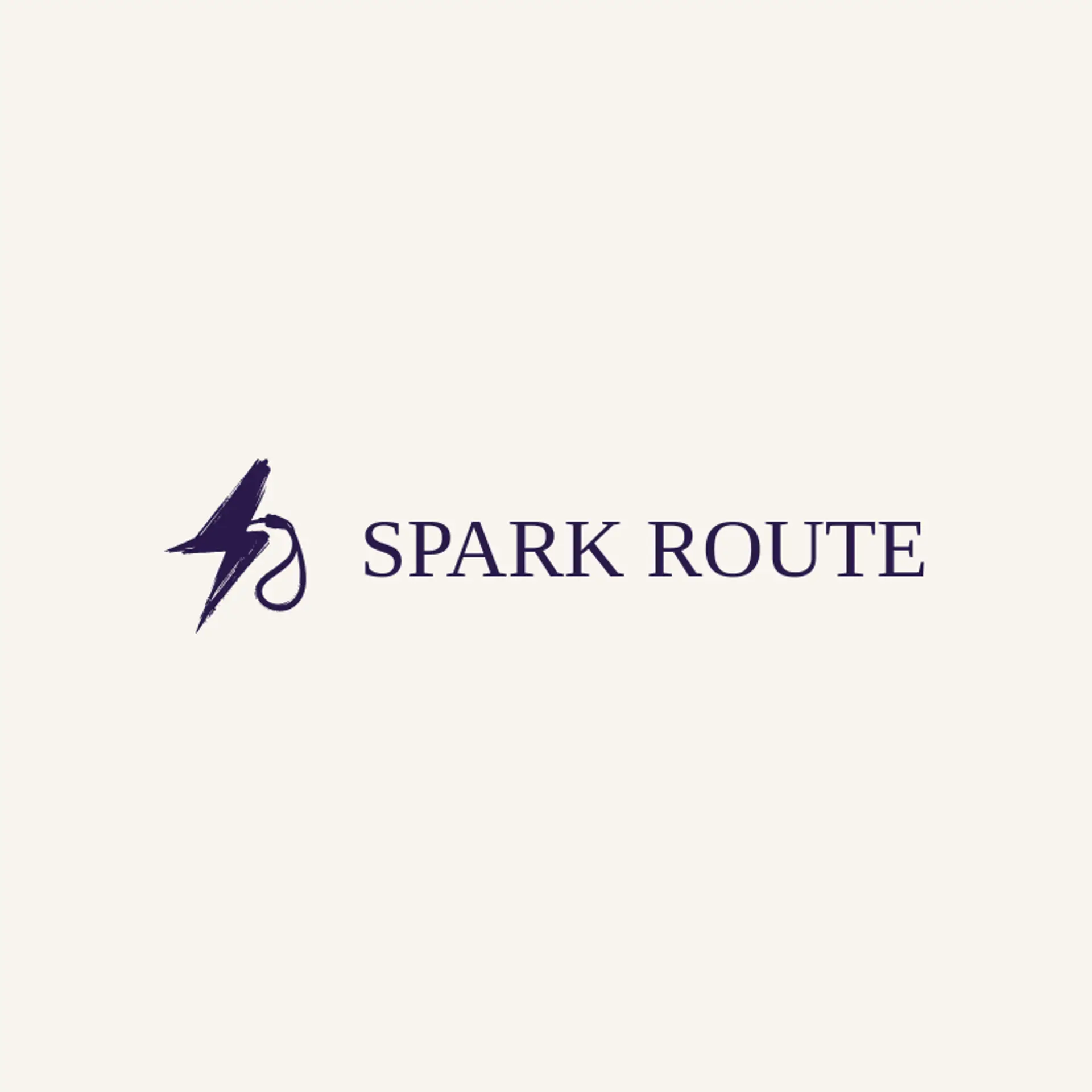 Spark Route logo for charger