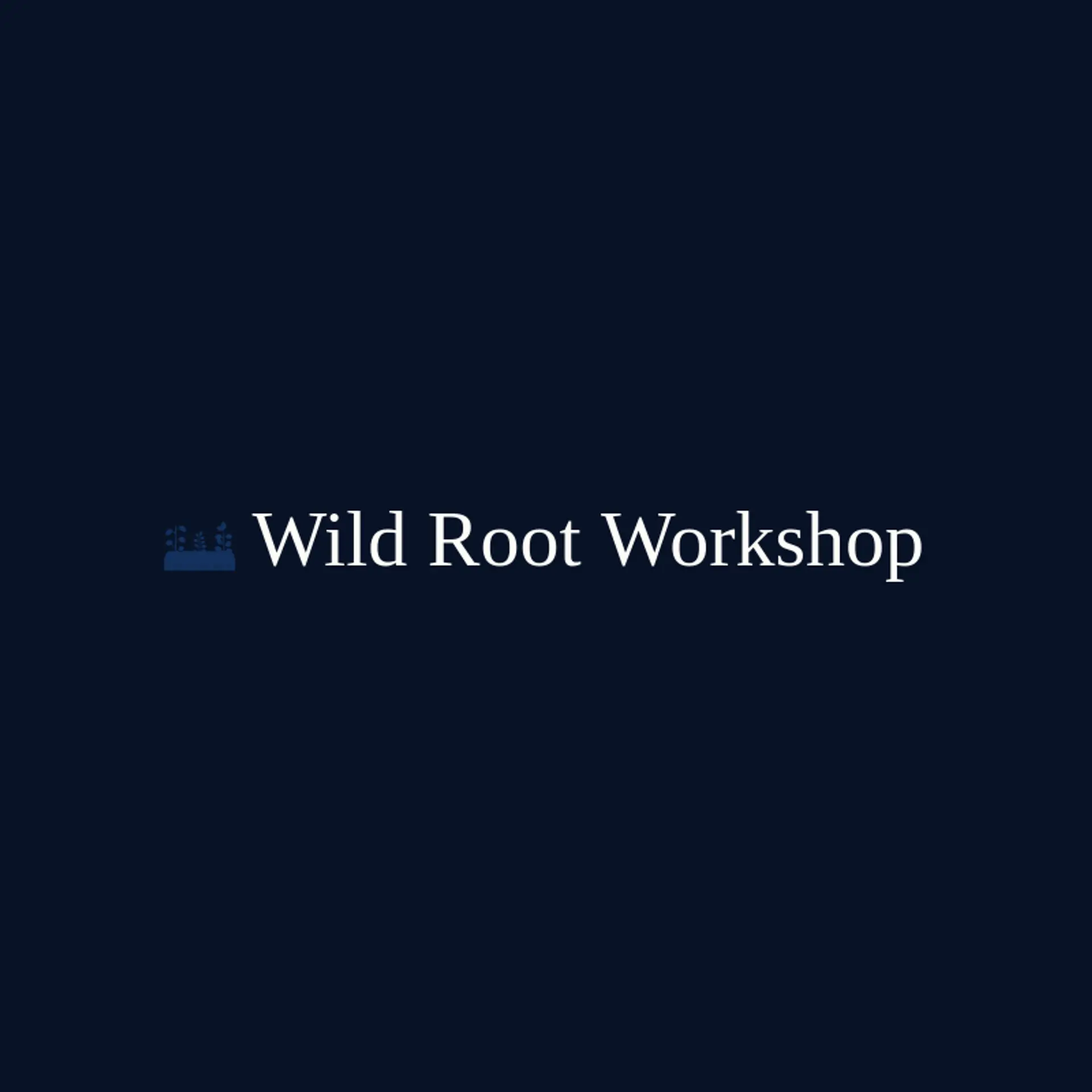 Wild Root Workshop logo for sprout
