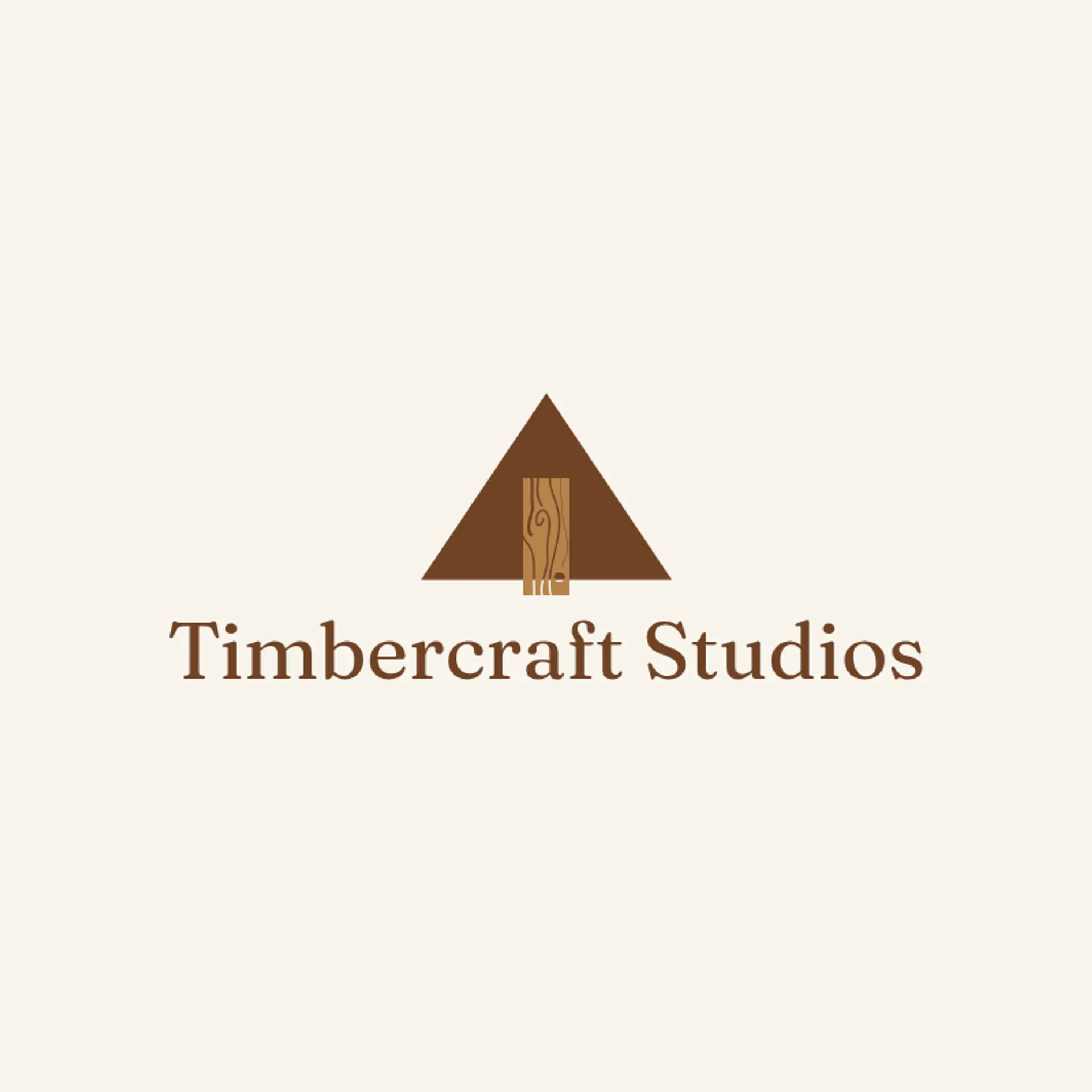 TimberCraft Studio logo for woodworking
