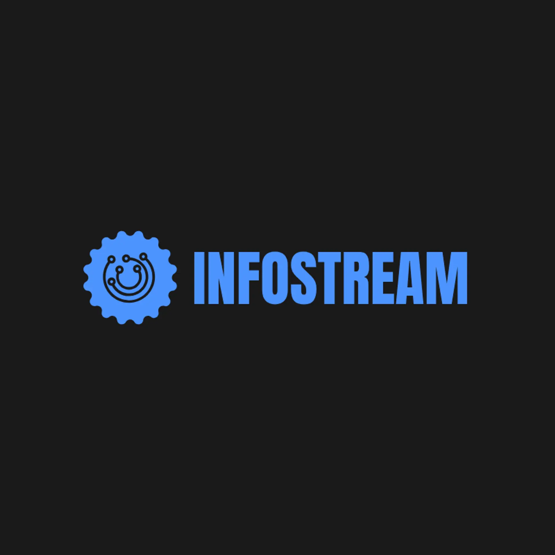 InfoStream logo for digital tech