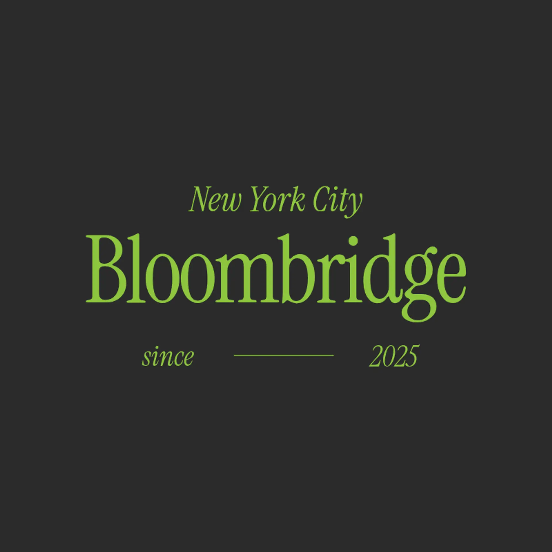 BloomBridge logo for construction and landscaping