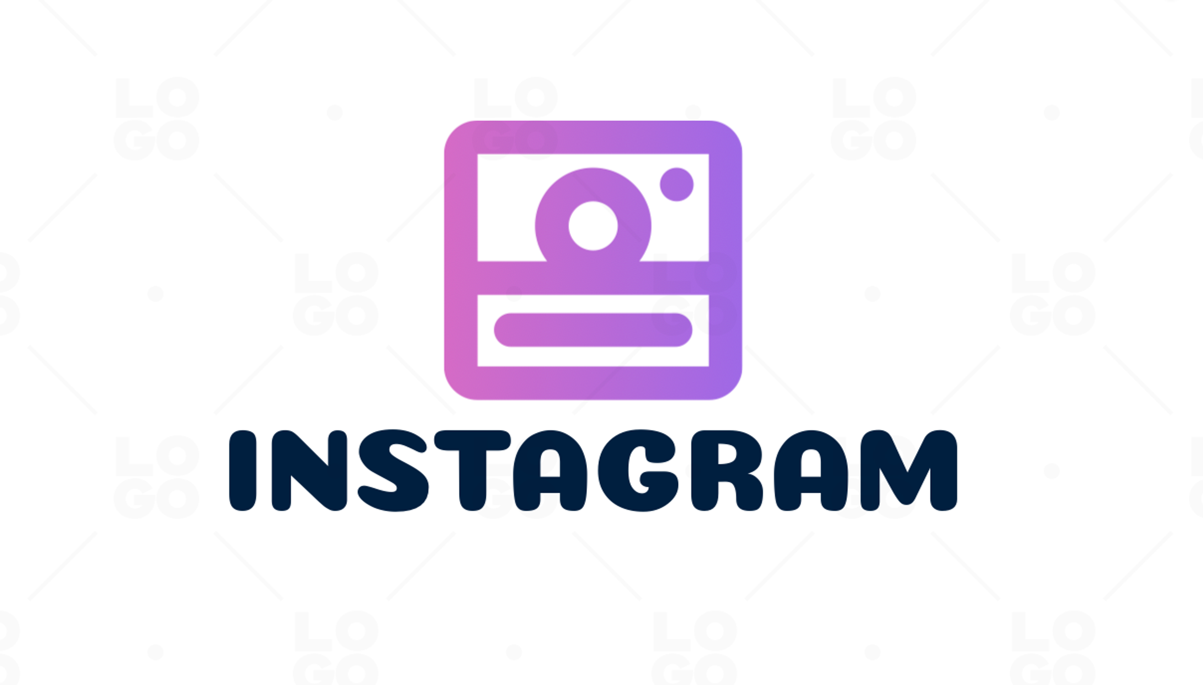 Instagram logo variation