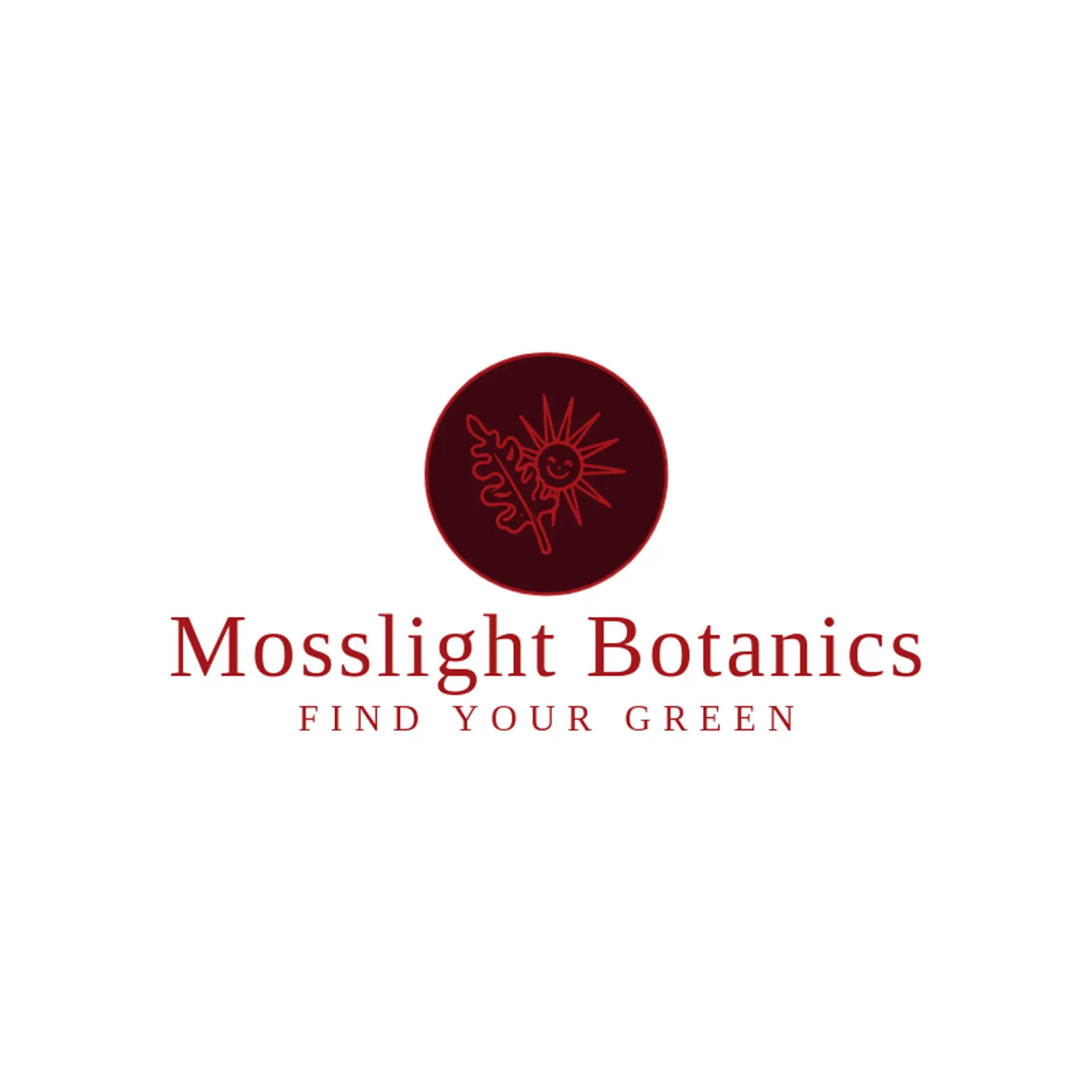 Mosslight Botanics logo for fern