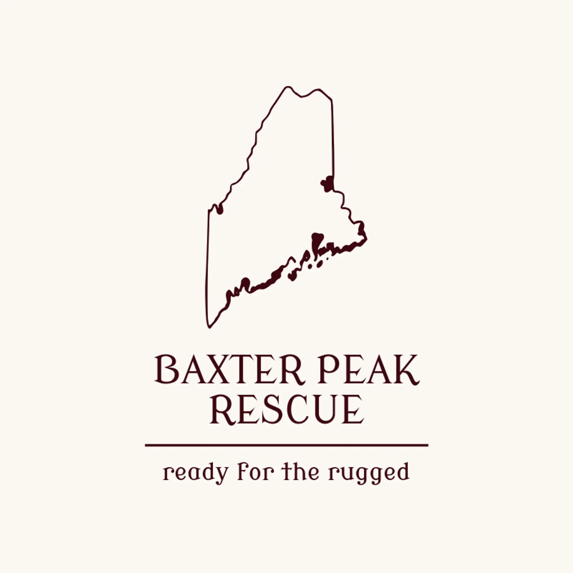 Baxter Peak Rescue logo for maine
