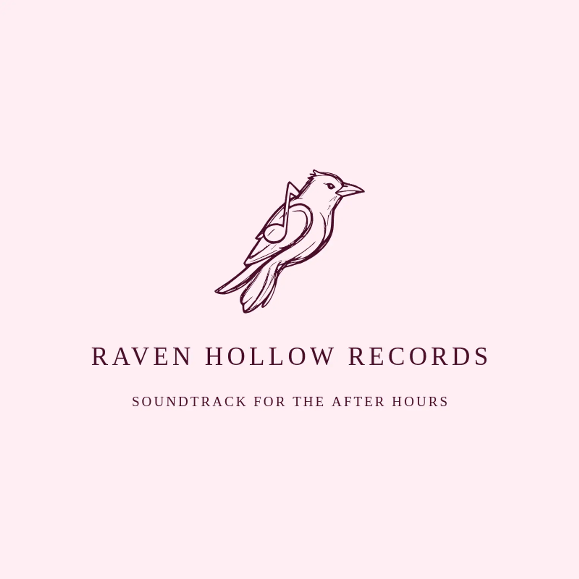 Raven Hollow Records logo for goth