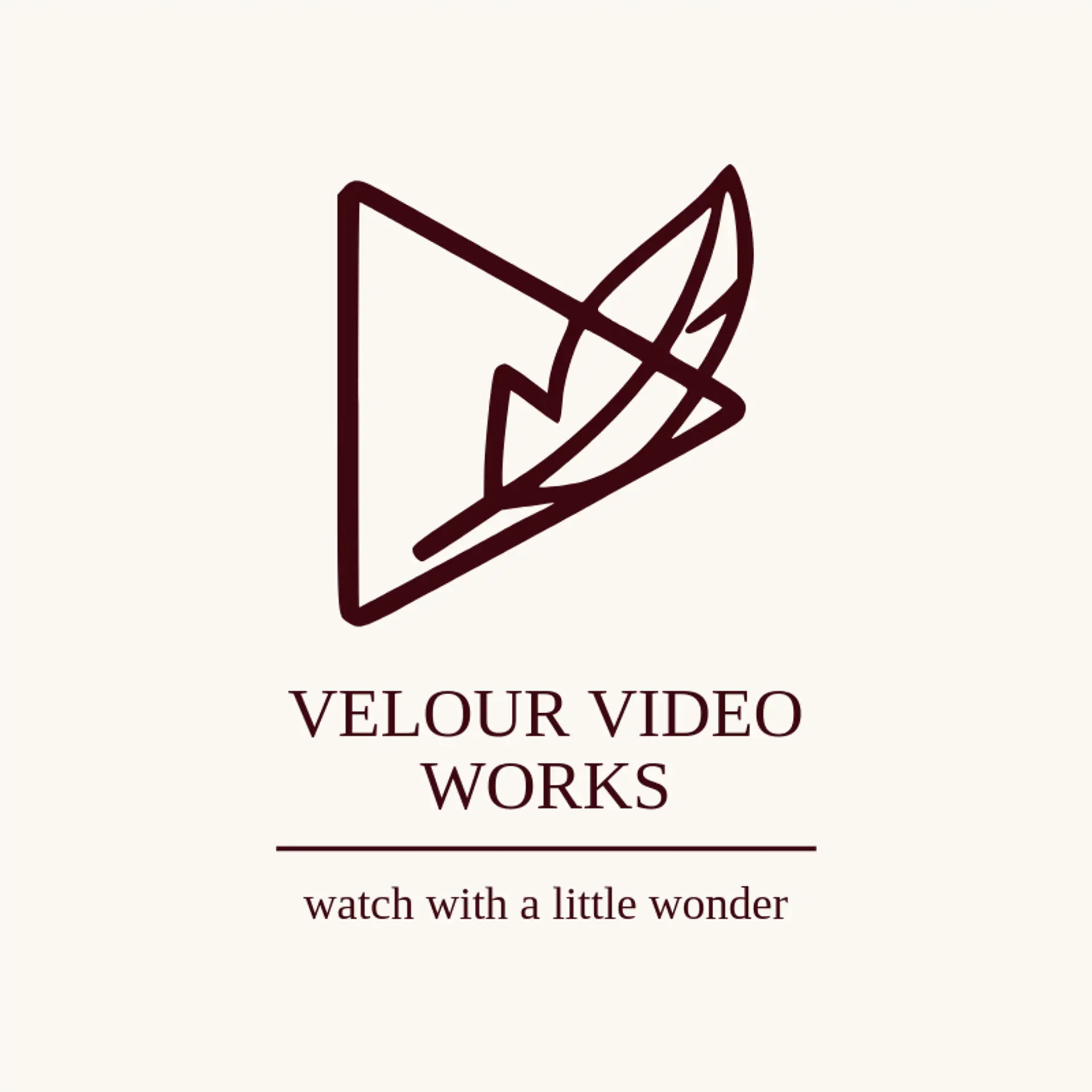 Velour Video Works logo for streaming
