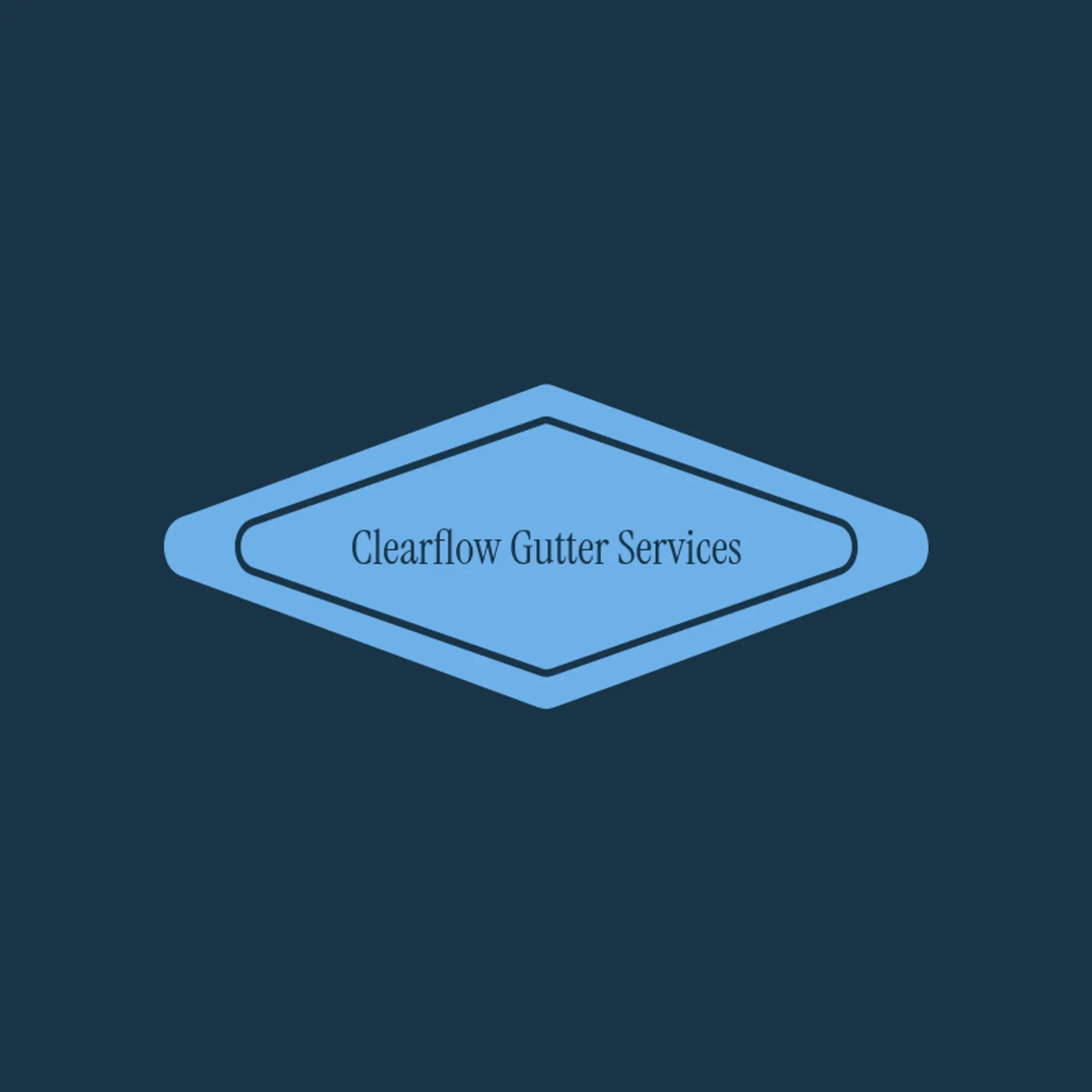 ClearFlow Gutter Services logo for gutter cleaning