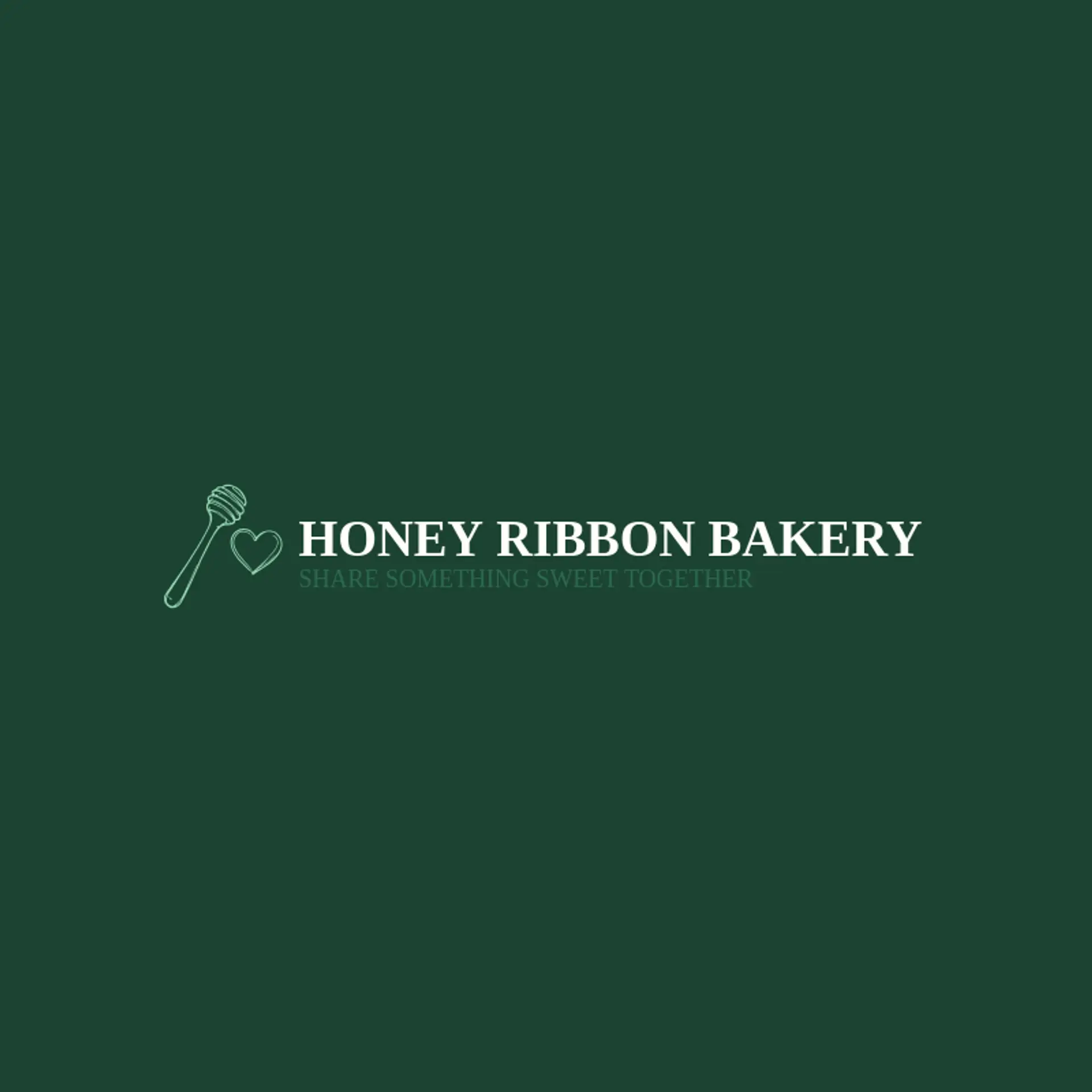 Honey Ribbon Bakery logo for valentine
