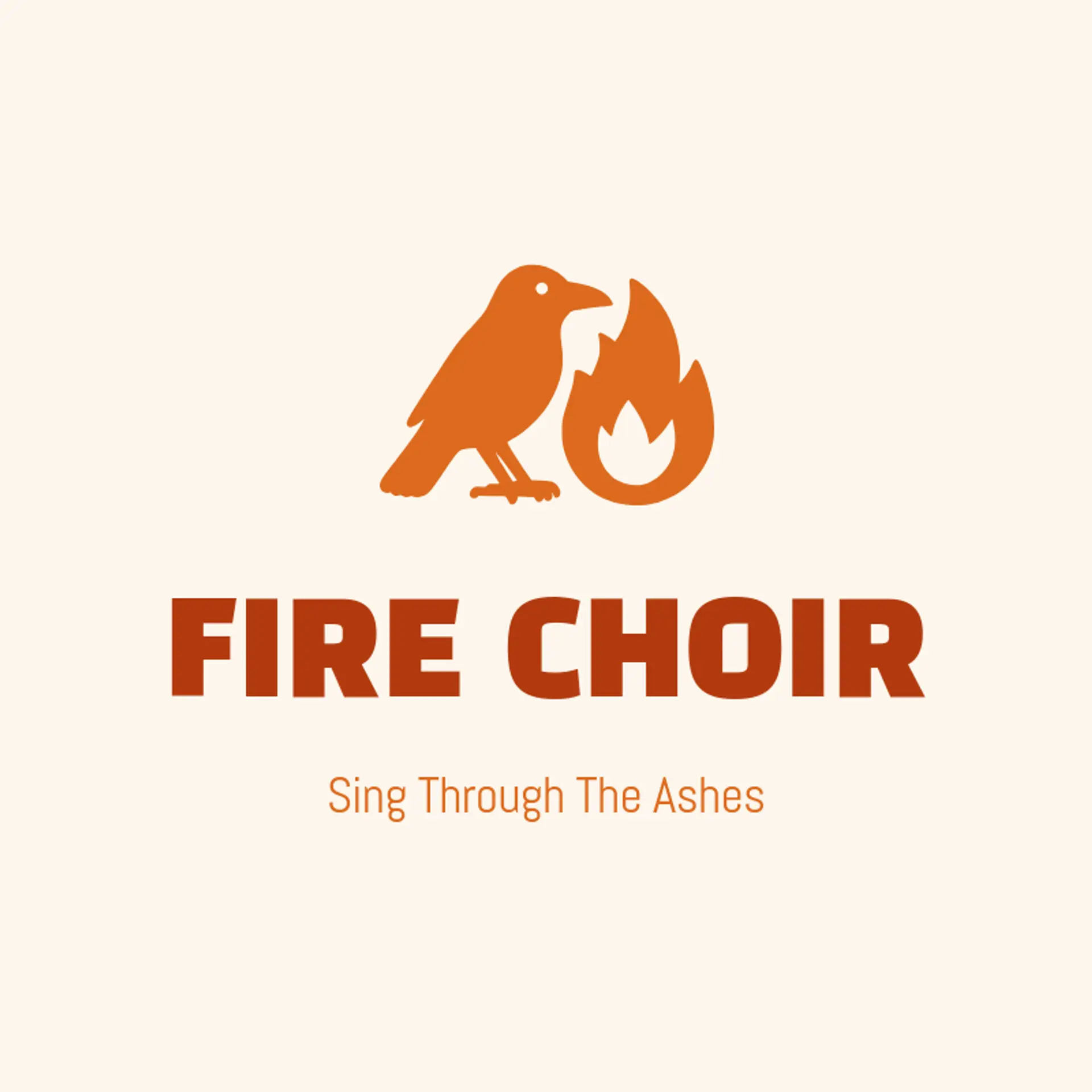 Fire Choir logo for metal band