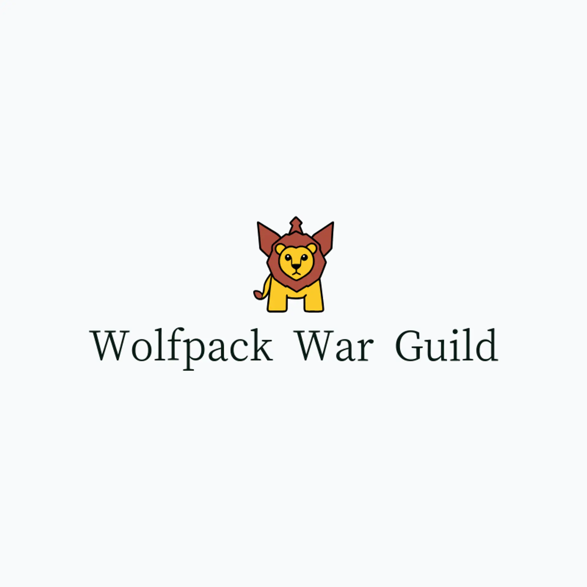 Wolfpack War Guild logo for battle