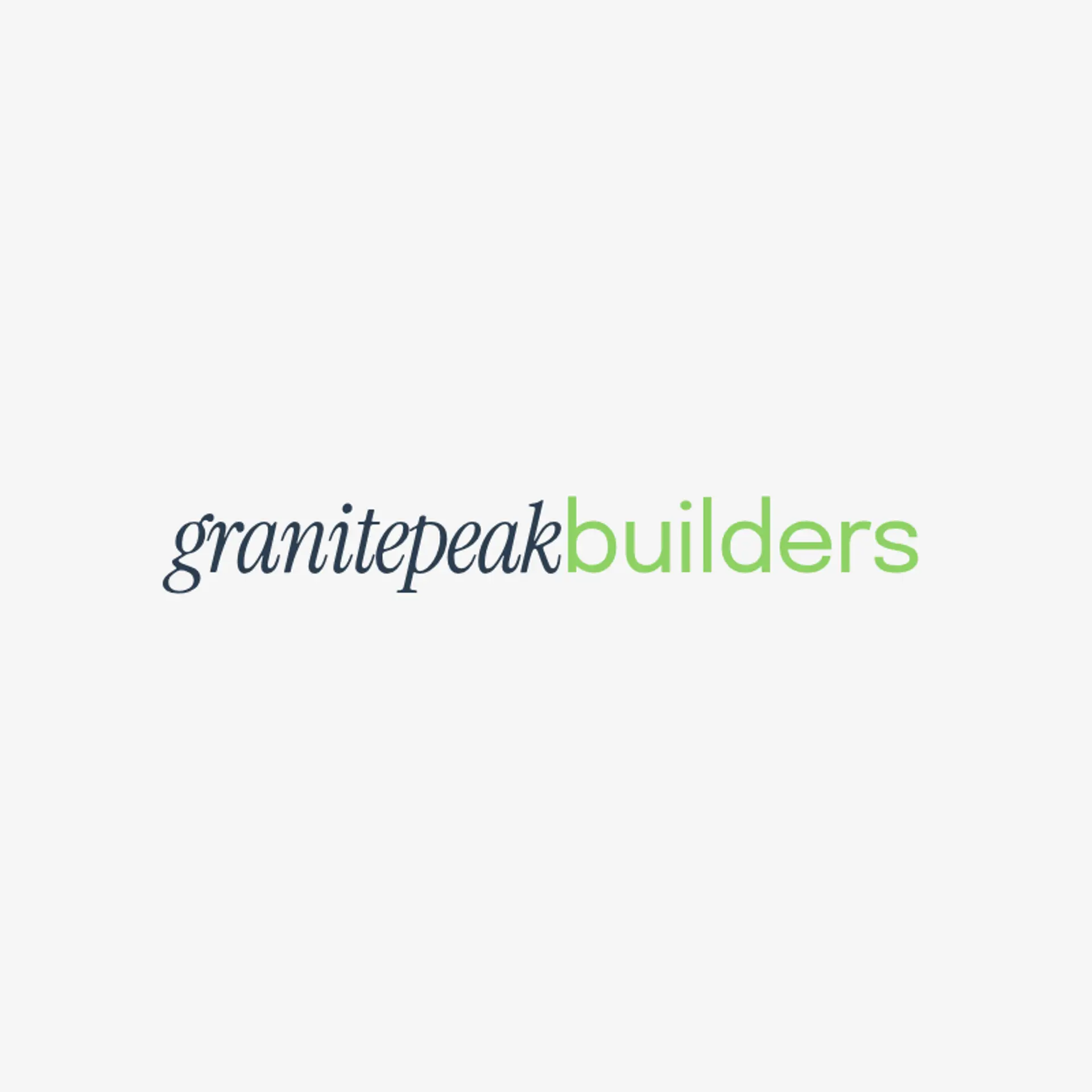 Granite Peak Builders logo for commercial construction