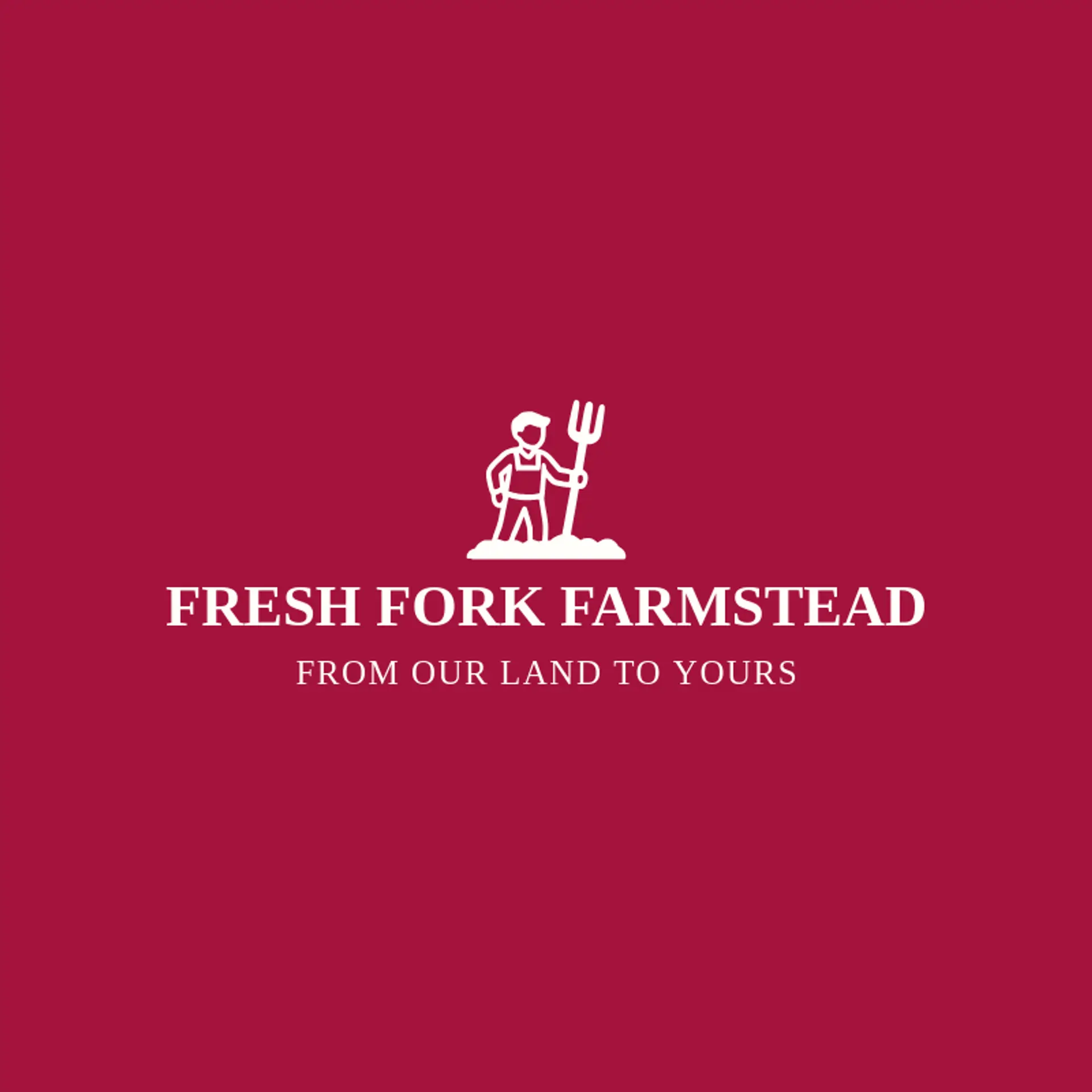 Fresh Fork Farmstead logo for farming