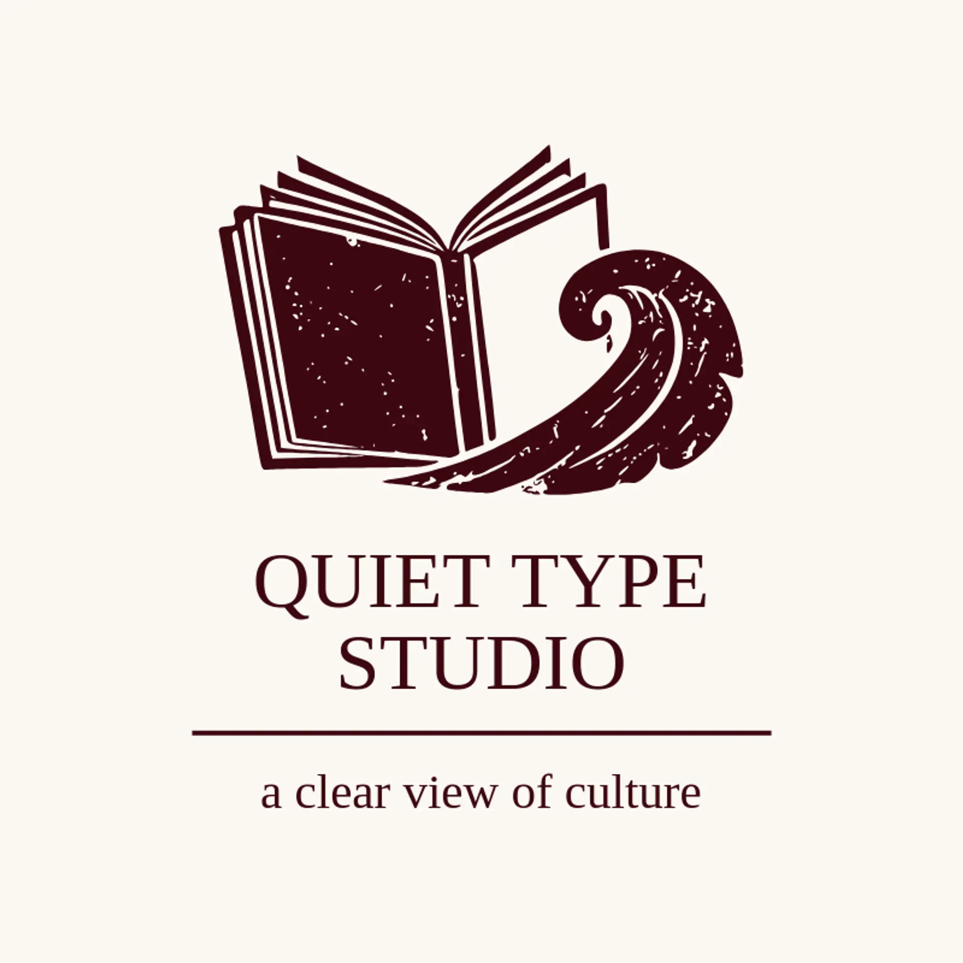 Quiet Type Studio logo for magazine