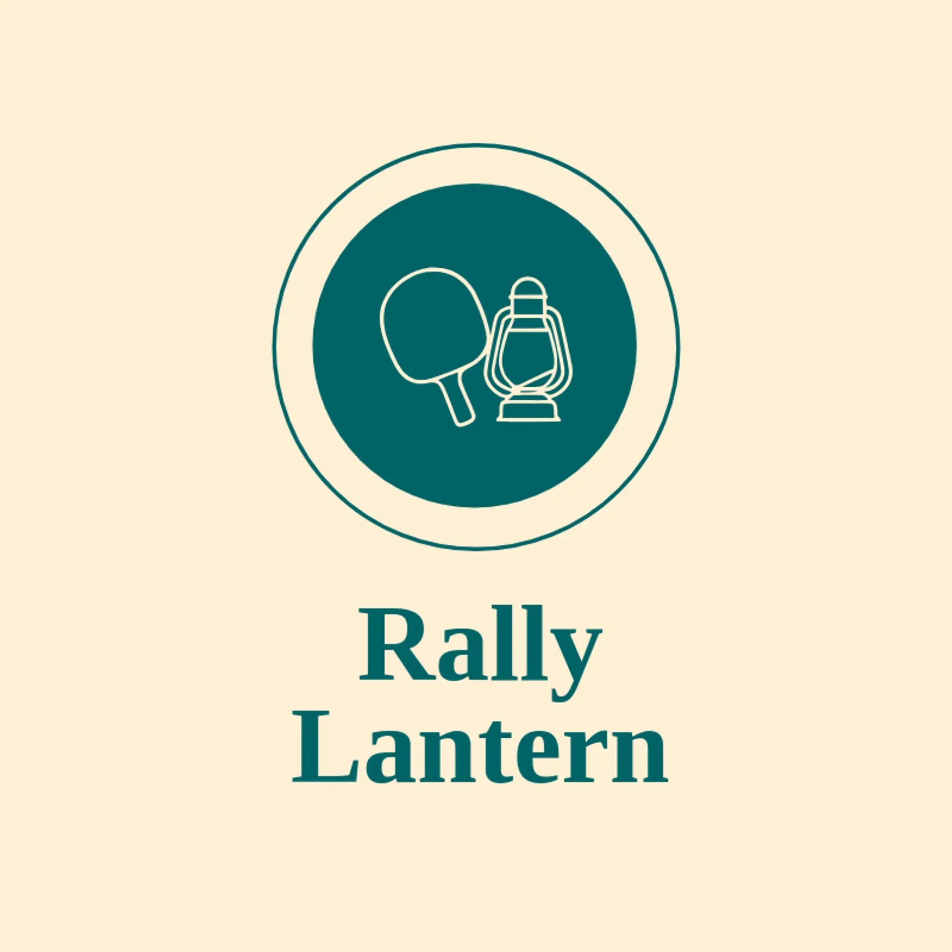 Rally Lantern logo for ping pong