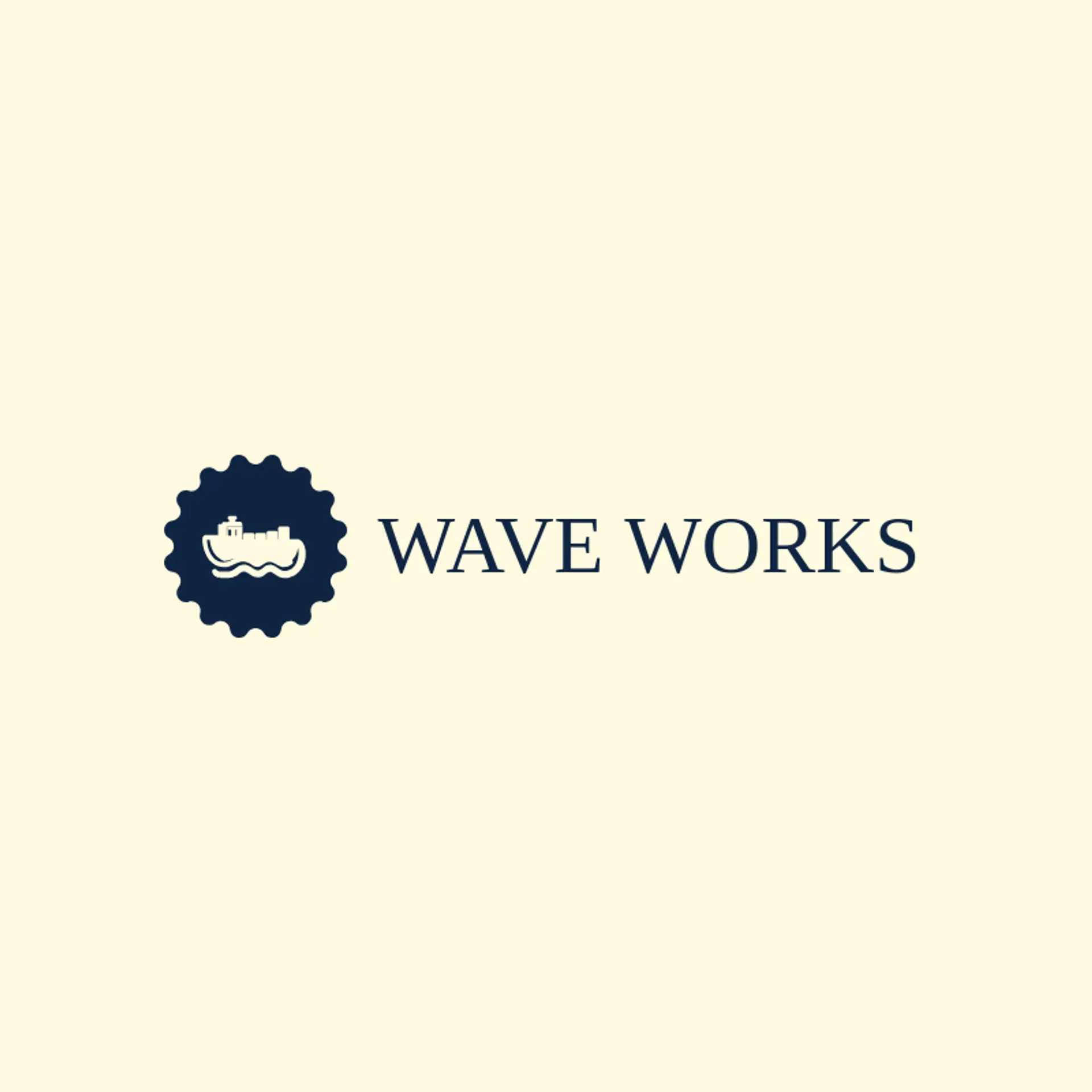 Wave Works logo for shipping