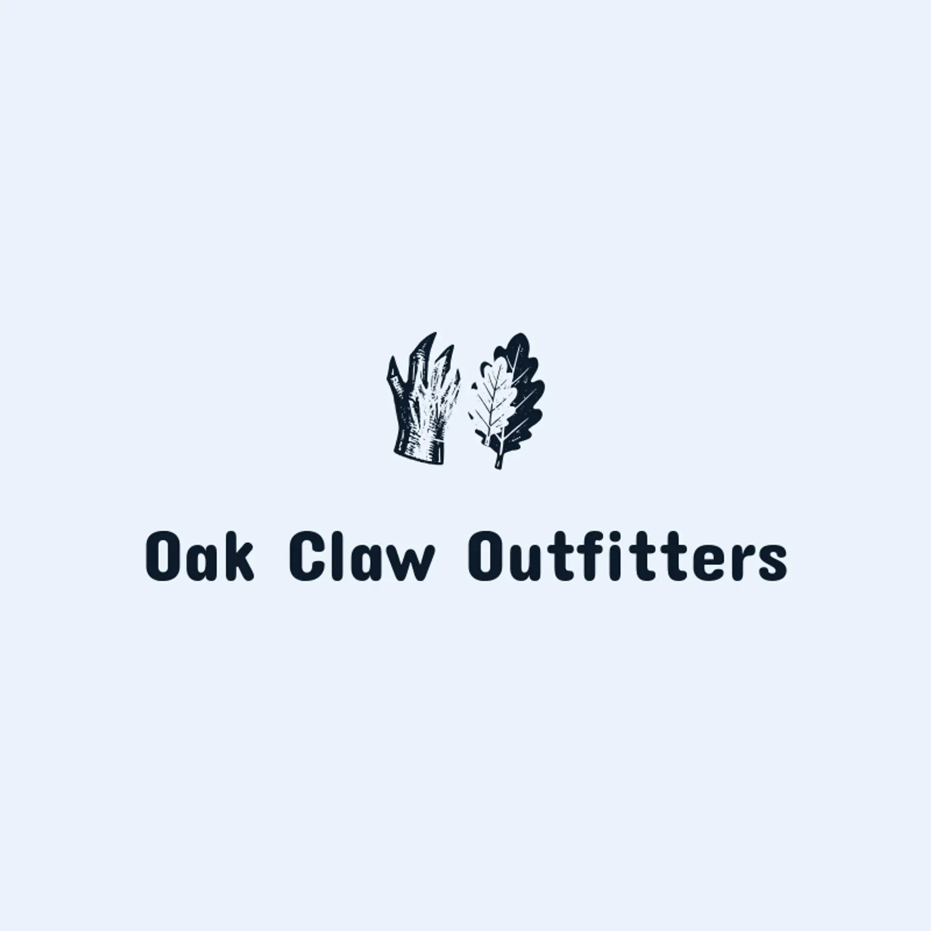 Oak Claw Outfitters logo for wolf
