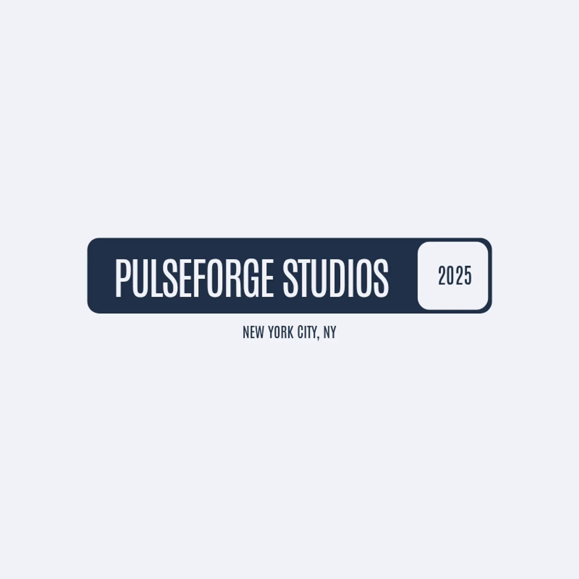EchoForge Studio logo for music production