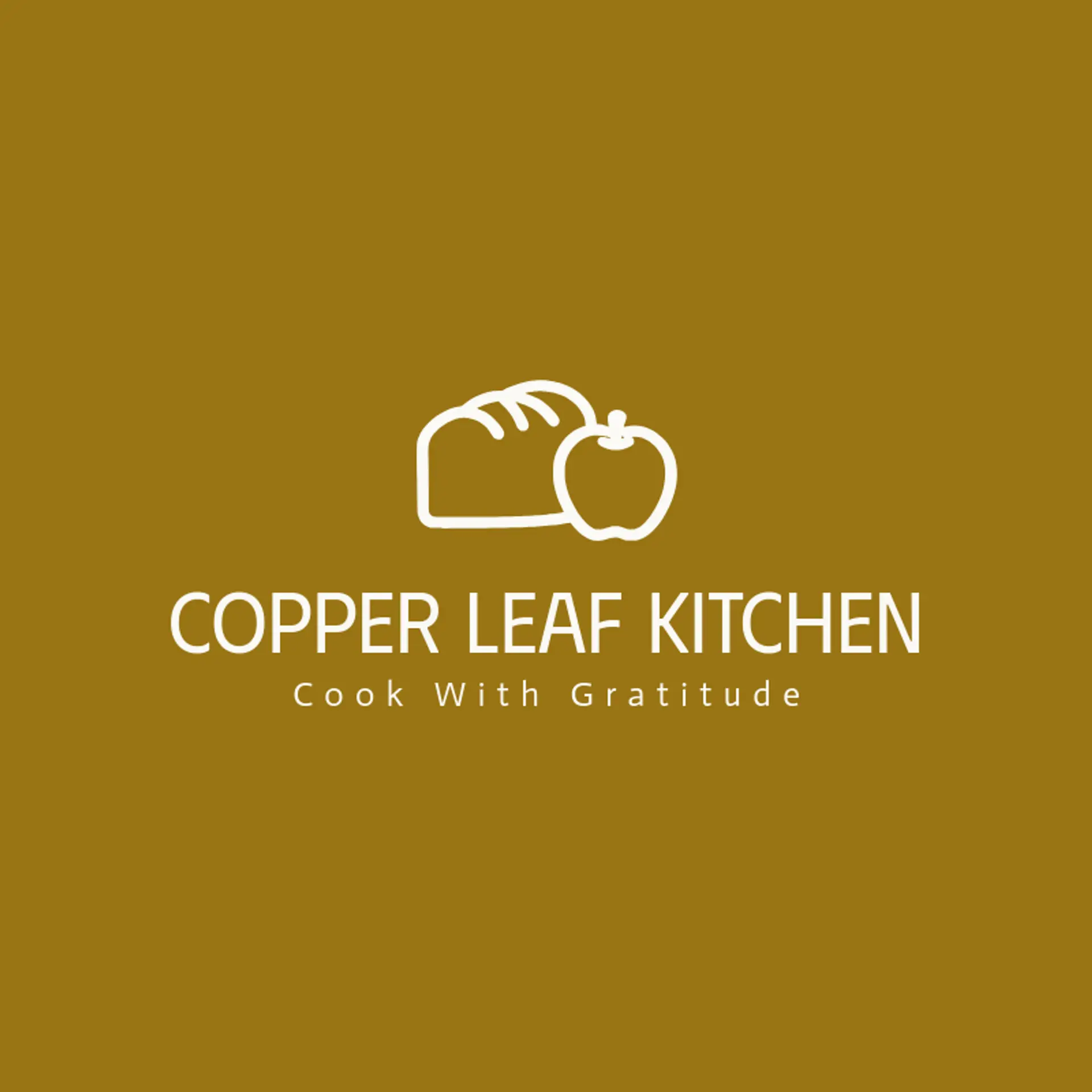 Copper Leaf Kitchen logo for thanksgiving