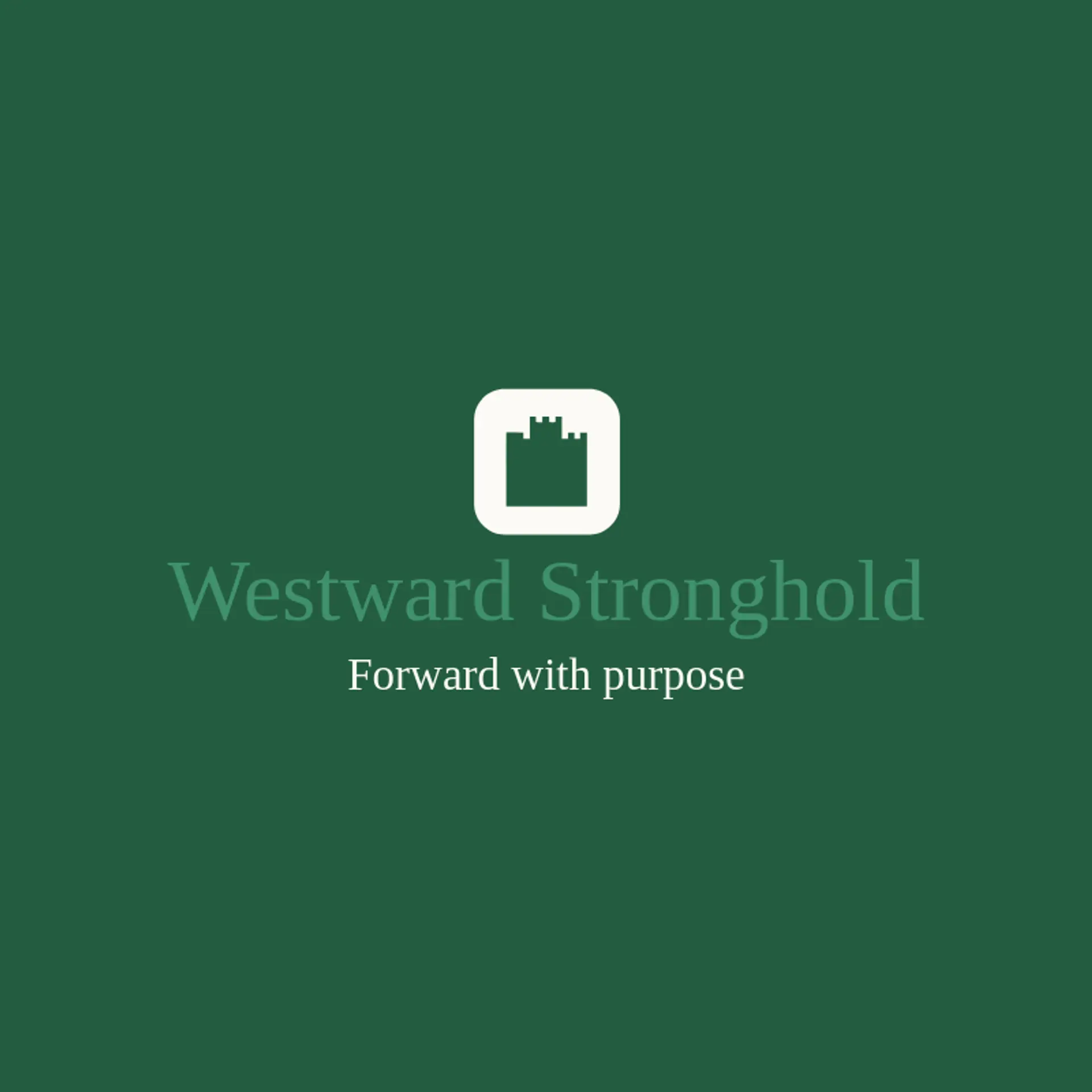 Westward Stronghold logo for fortress