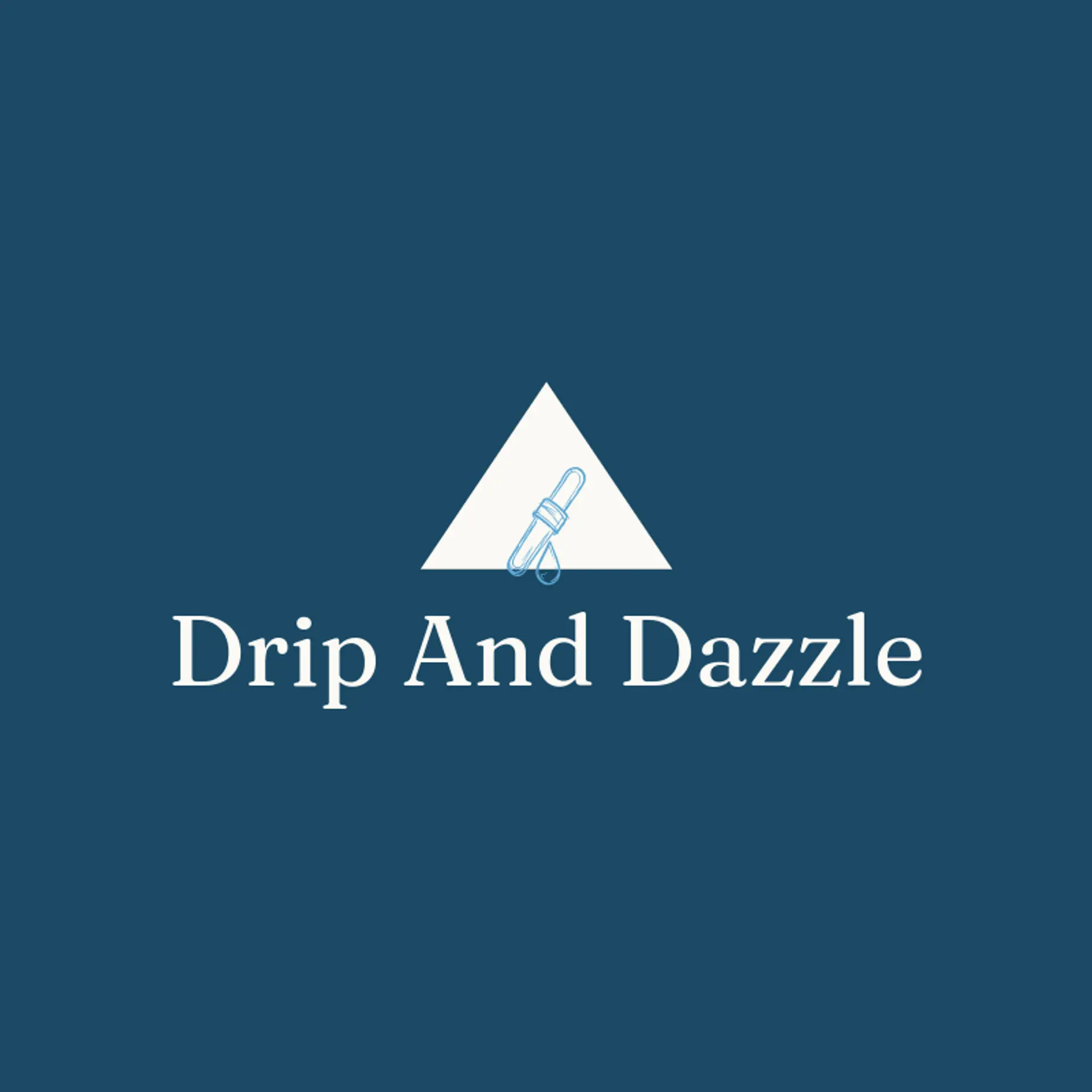 Drip and Dazzle logo for esthetician