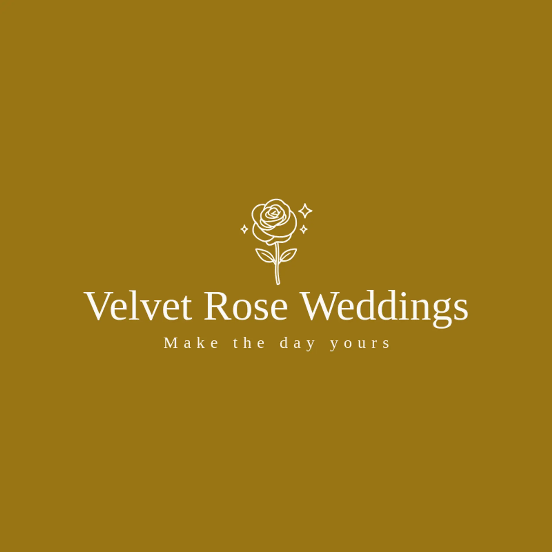 Velvet Rose Weddings logo for lover