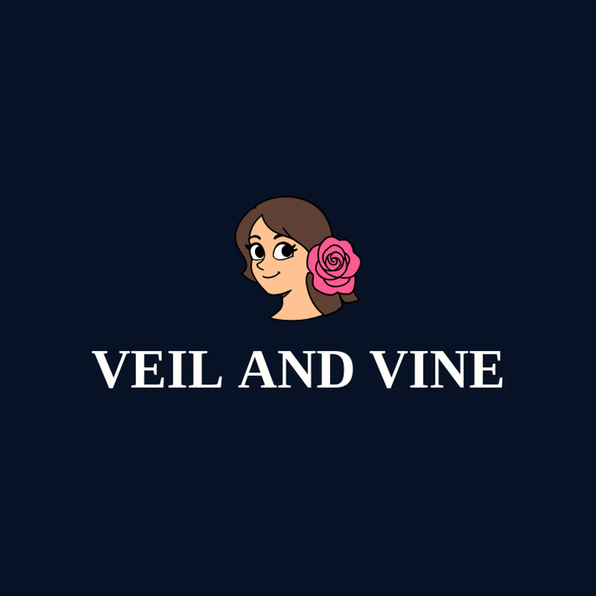 Veil and Vine logo for bride