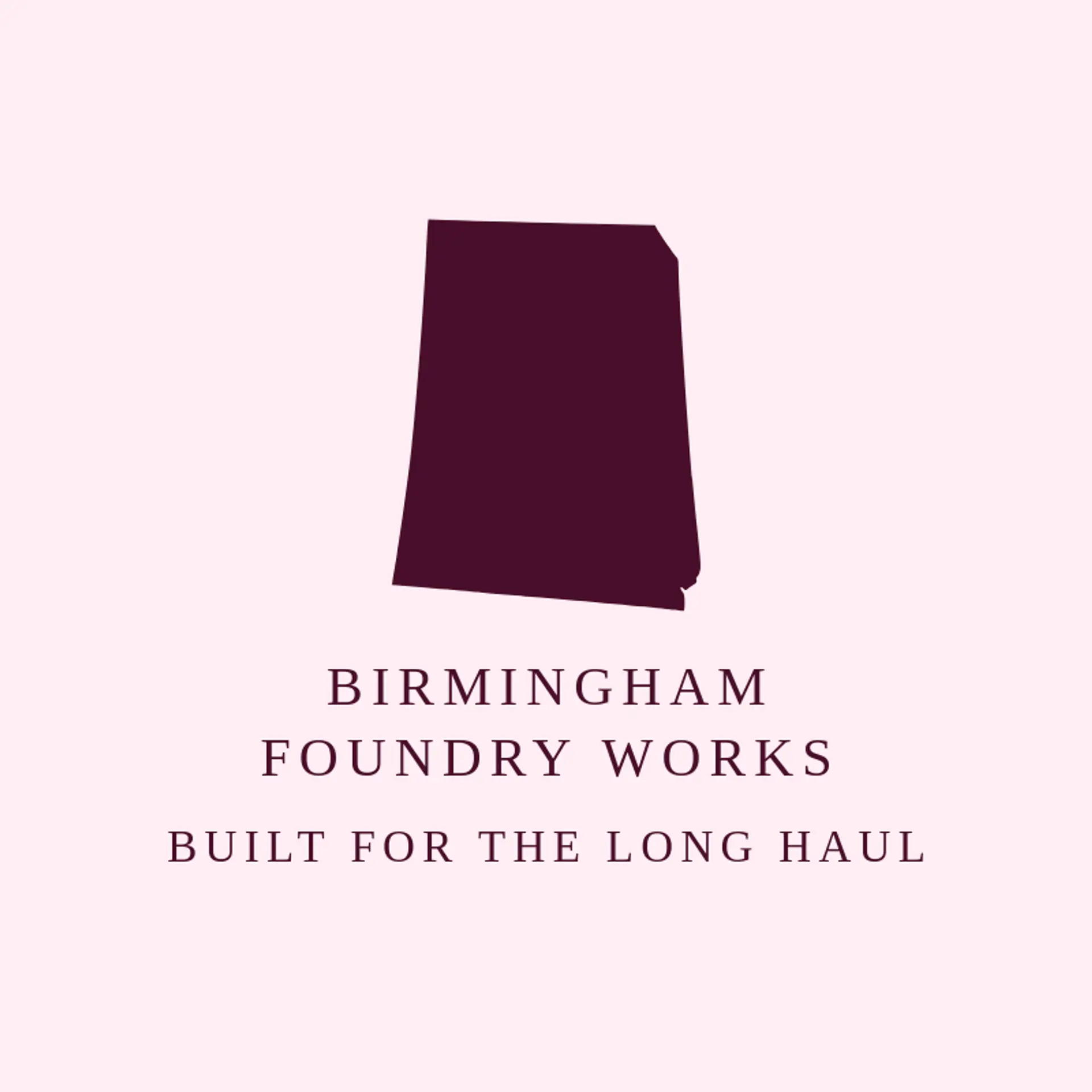 Birmingham Foundry Works logo for alabama