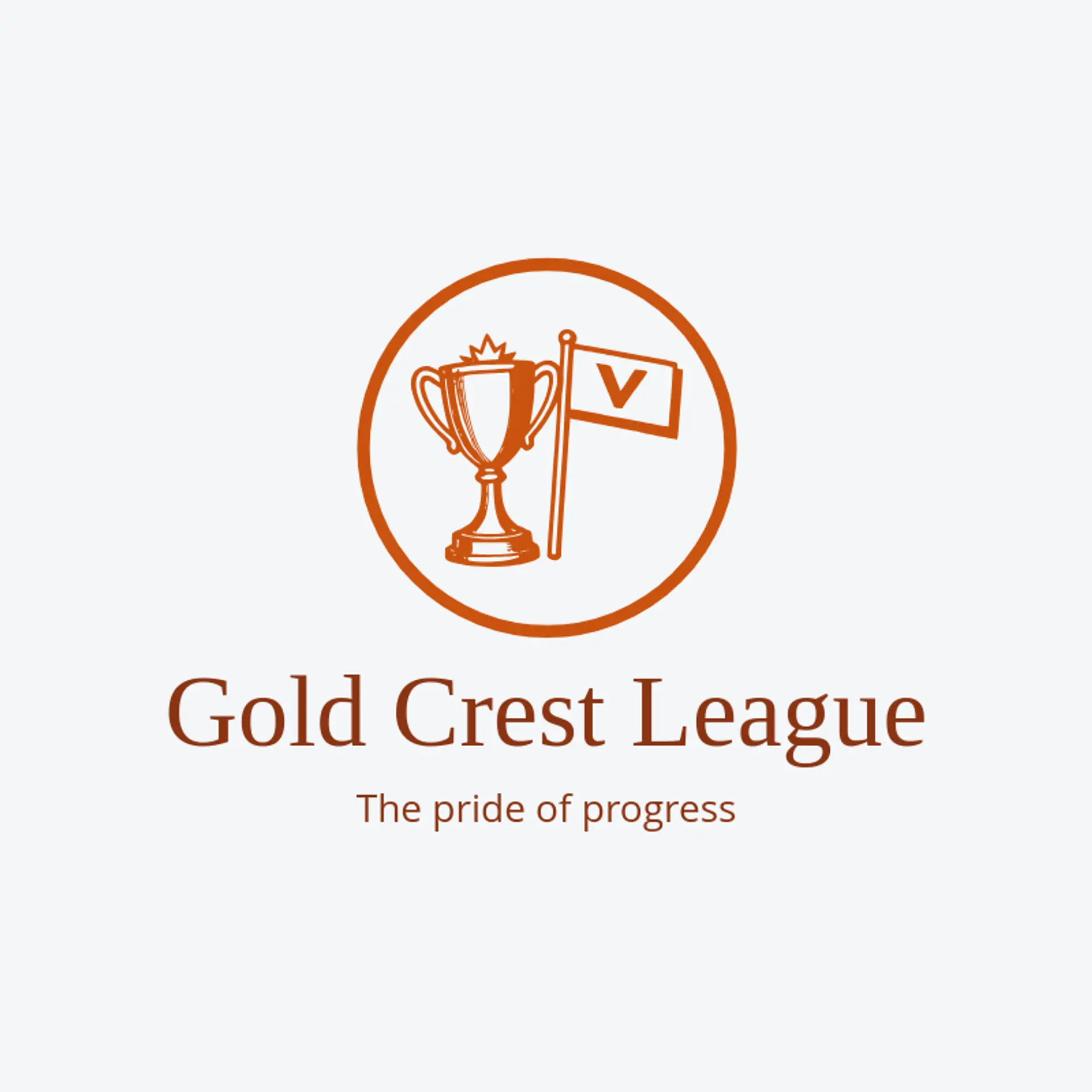 Gold Crest League logo for winner