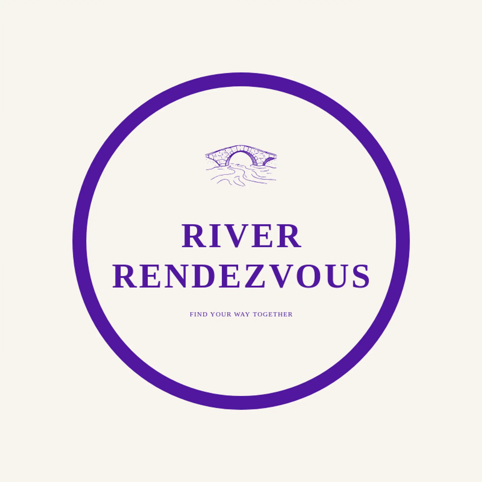 River Rendezvous logo for french