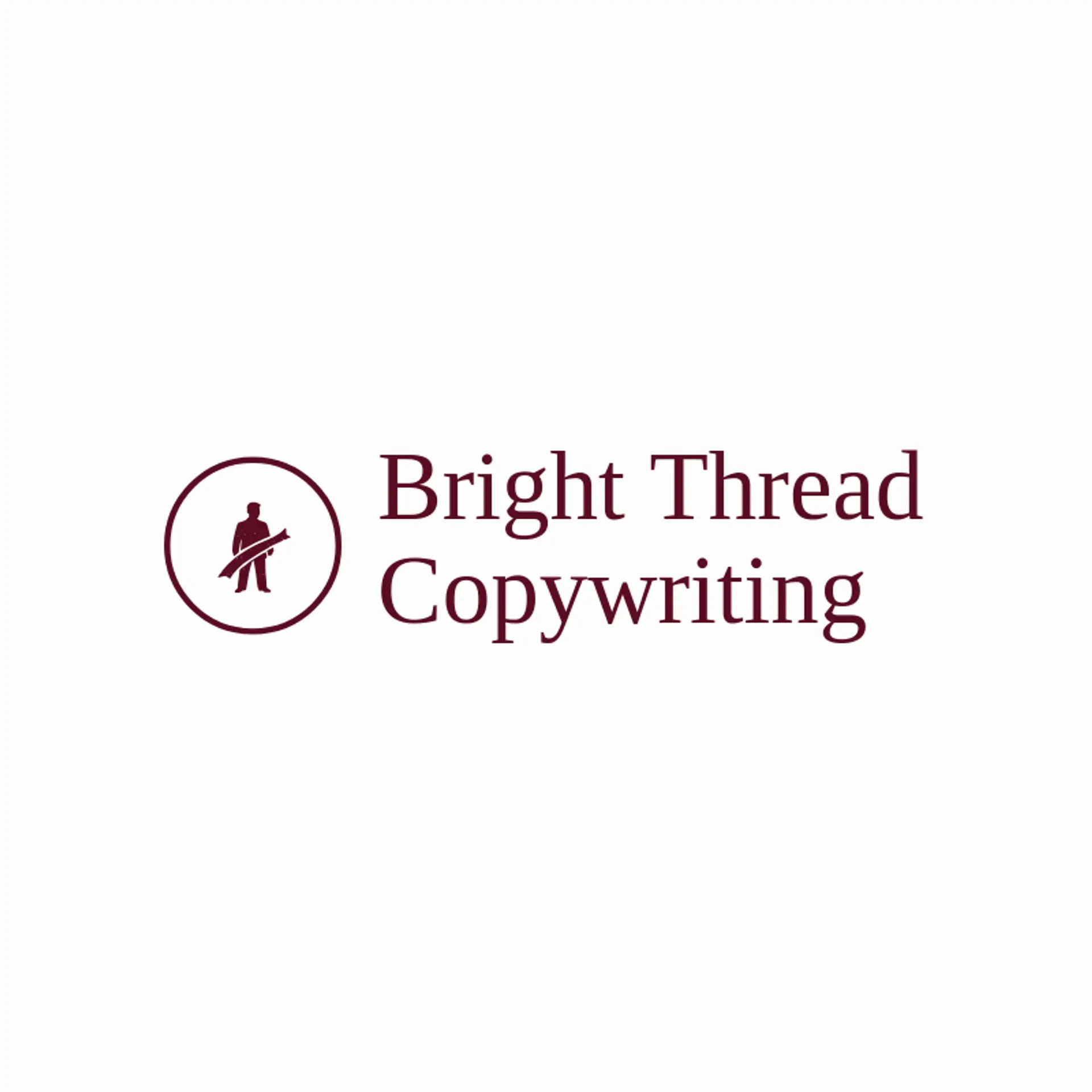 Bright Thread Copywriting logo for freelancer
