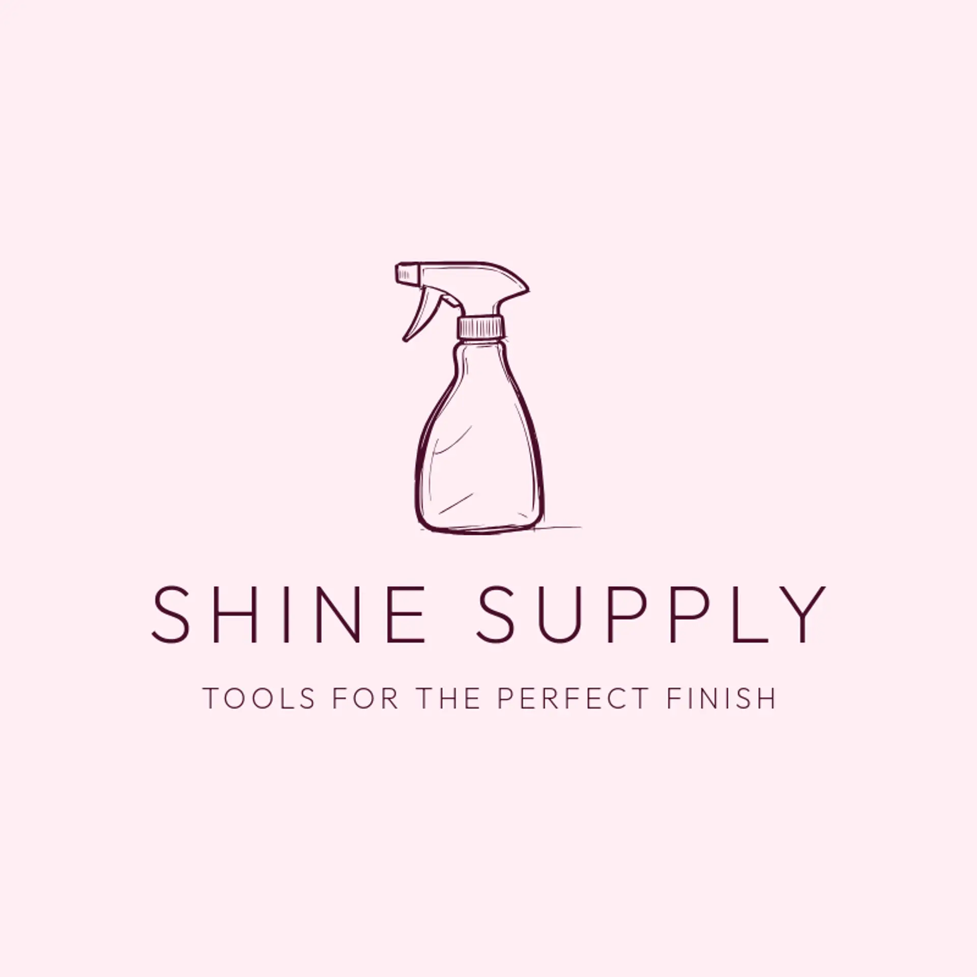 Shine Supply logo for detailing