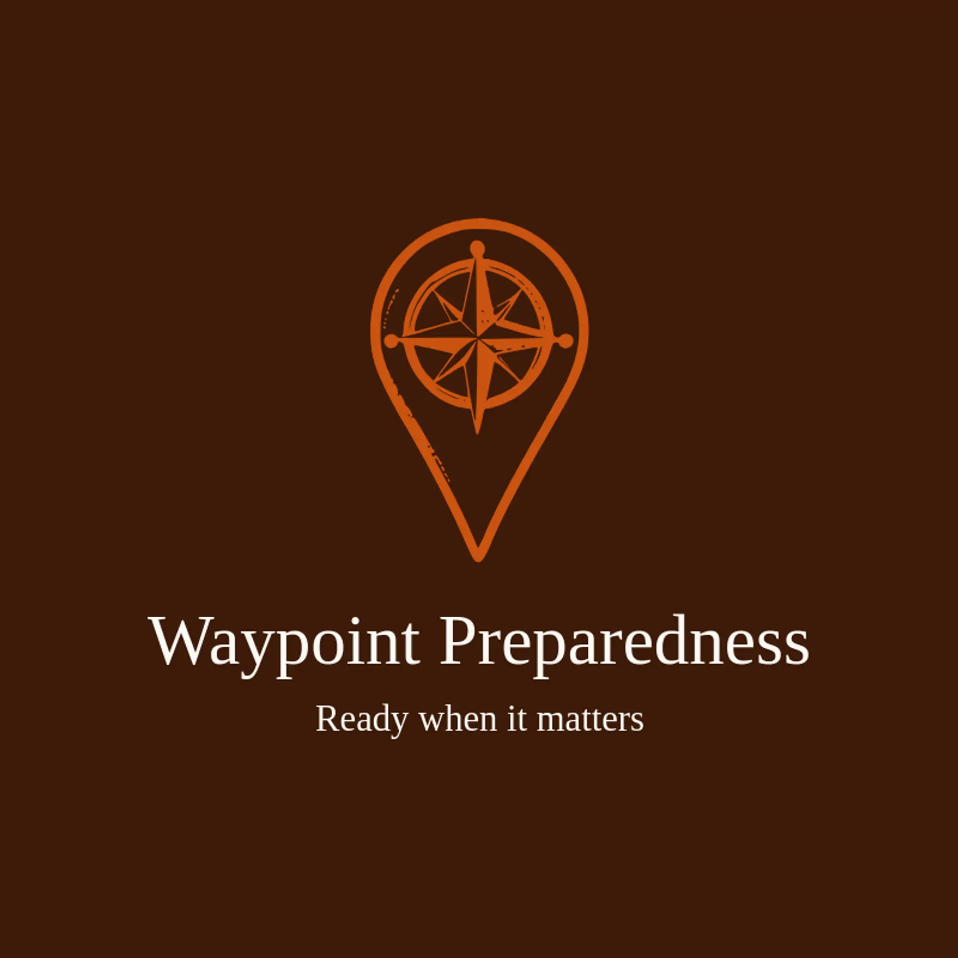 Waypoint Preparedness logo for tactical