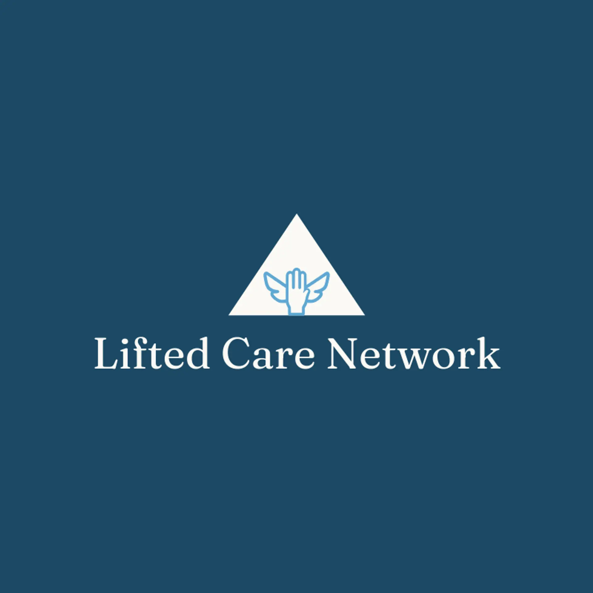 Lifted Care Network logo for hand
