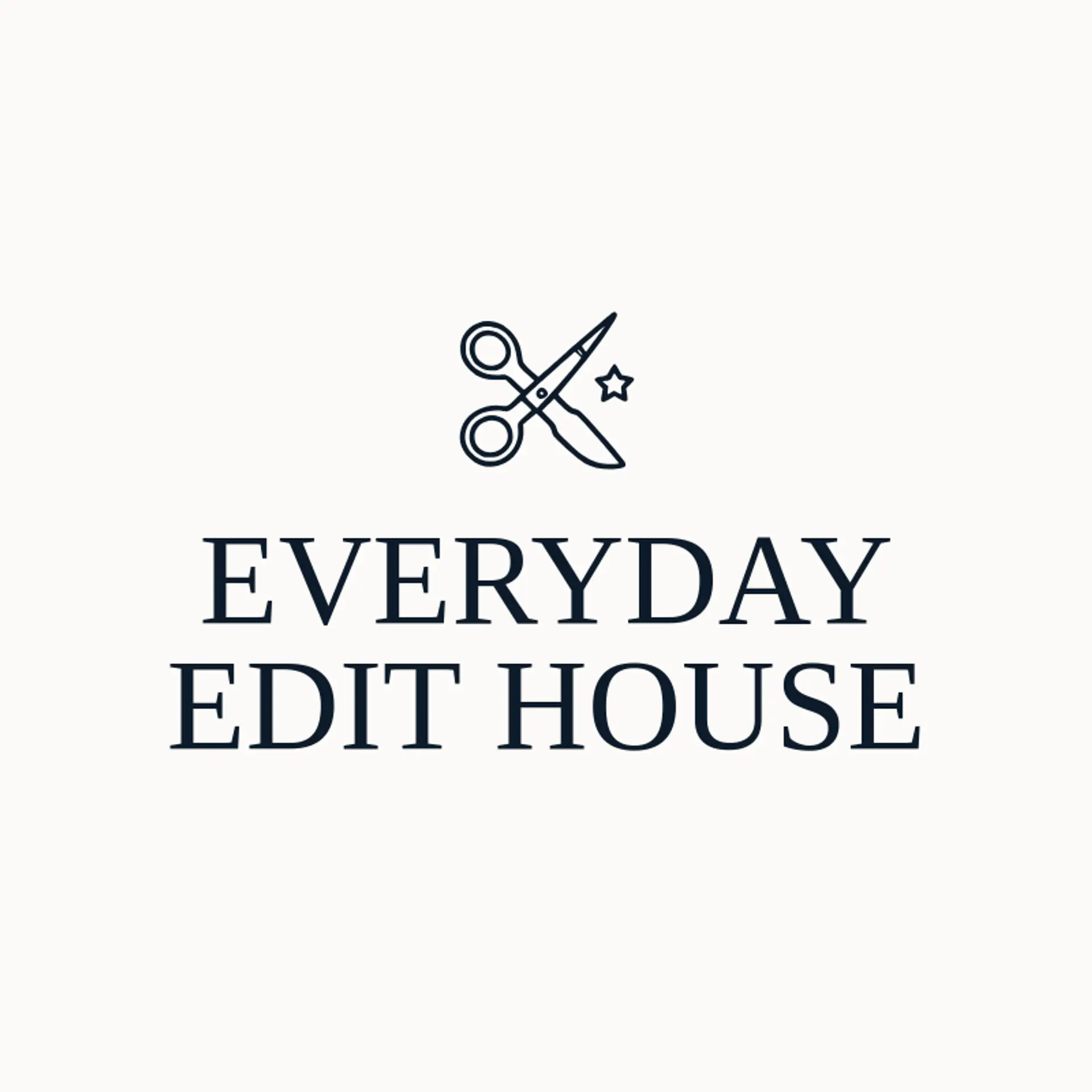 Everyday Edit House logo for content creator